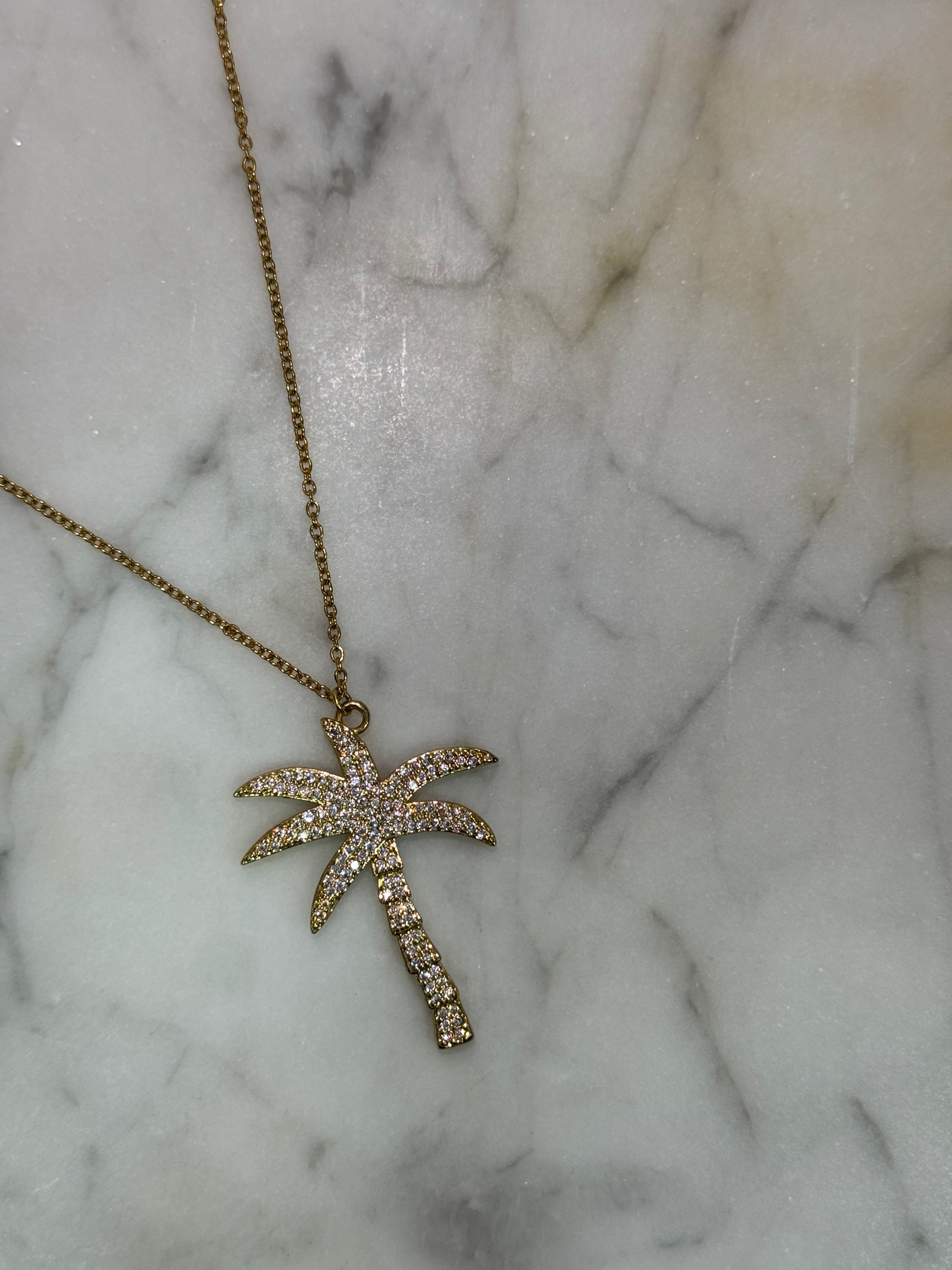 Collana palma argento - Wonderstyle