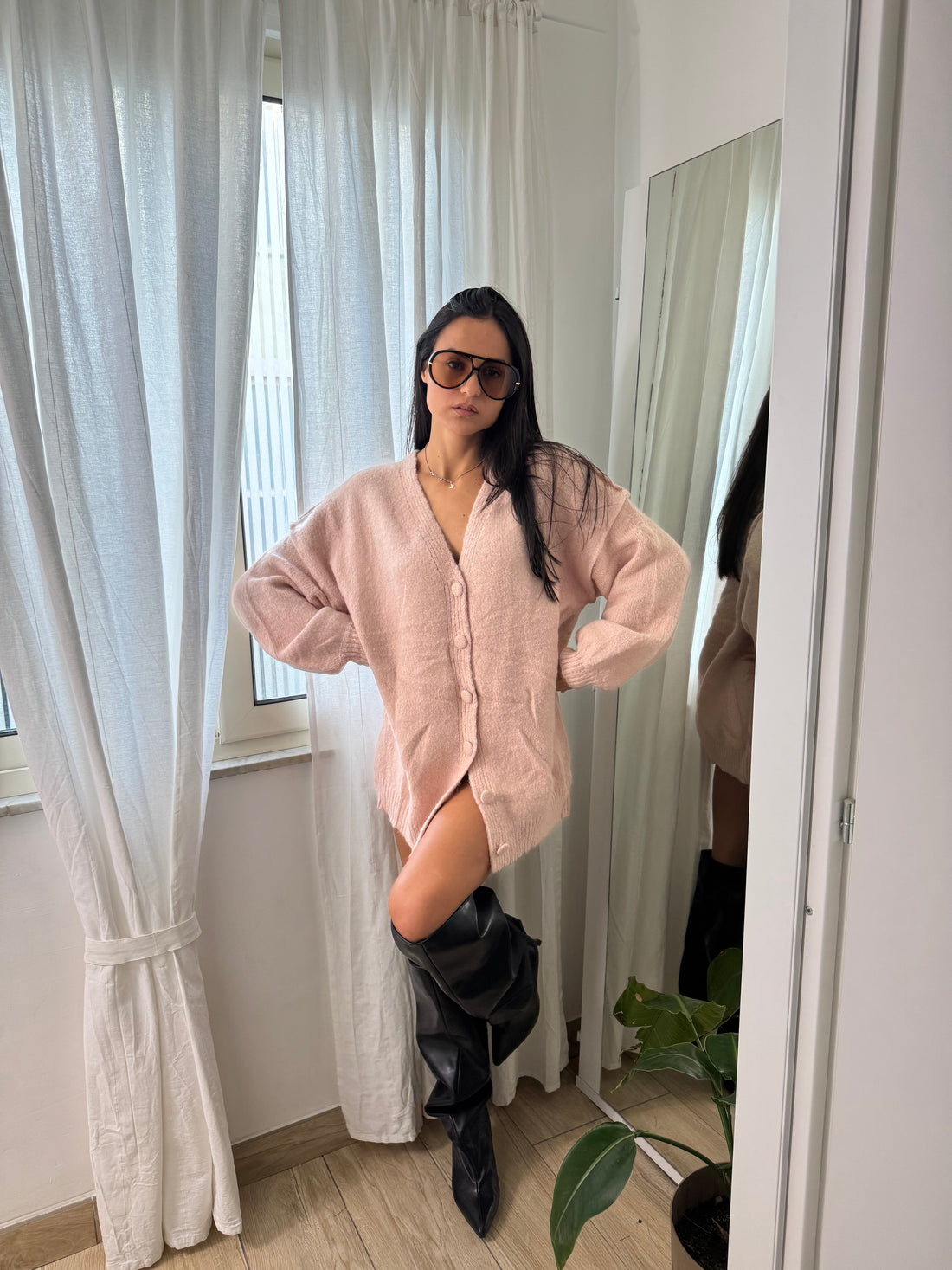 Cardigan Rosé - Wonderstyle