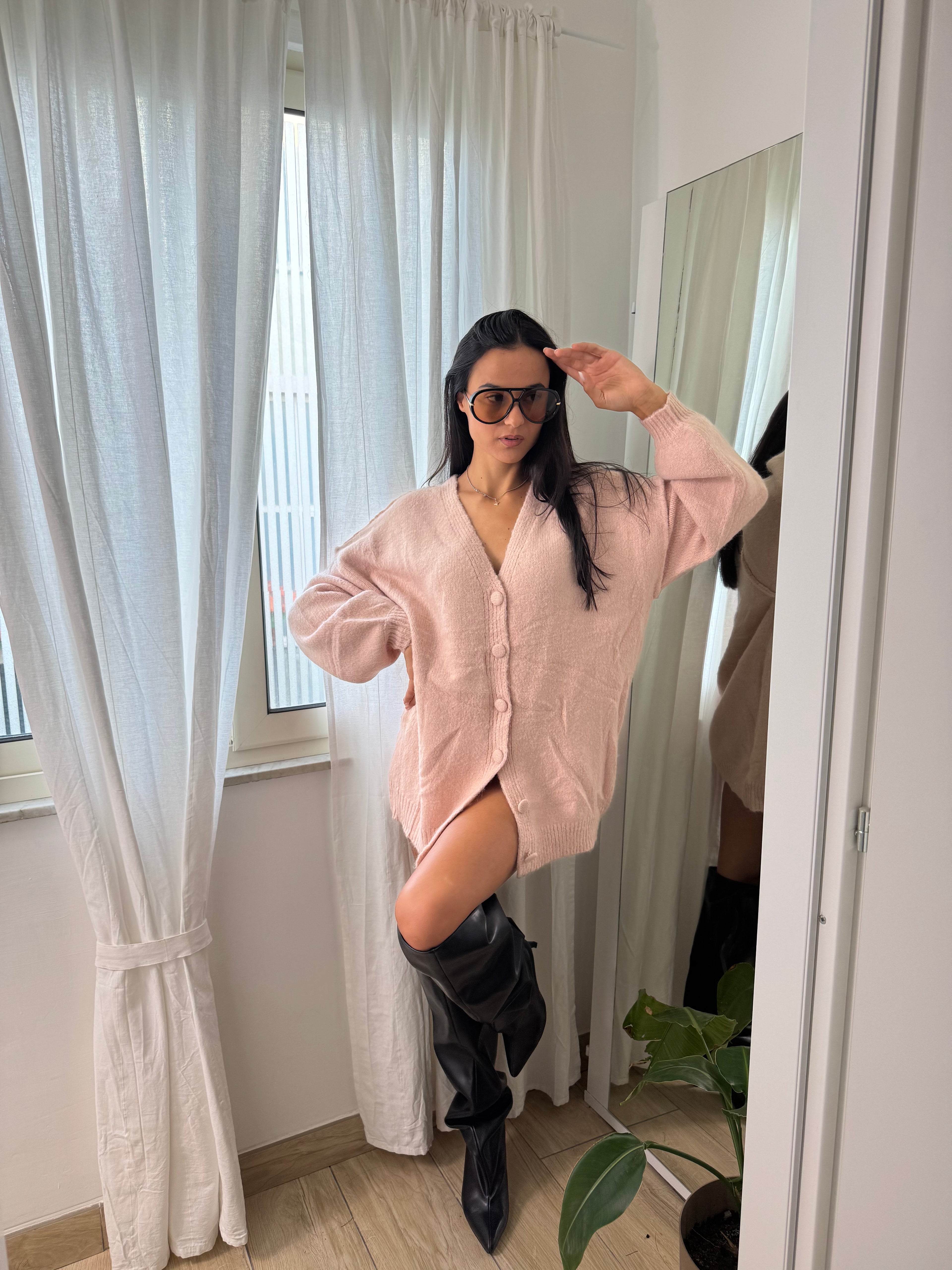 Cardigan Rosé - Wonderstyle