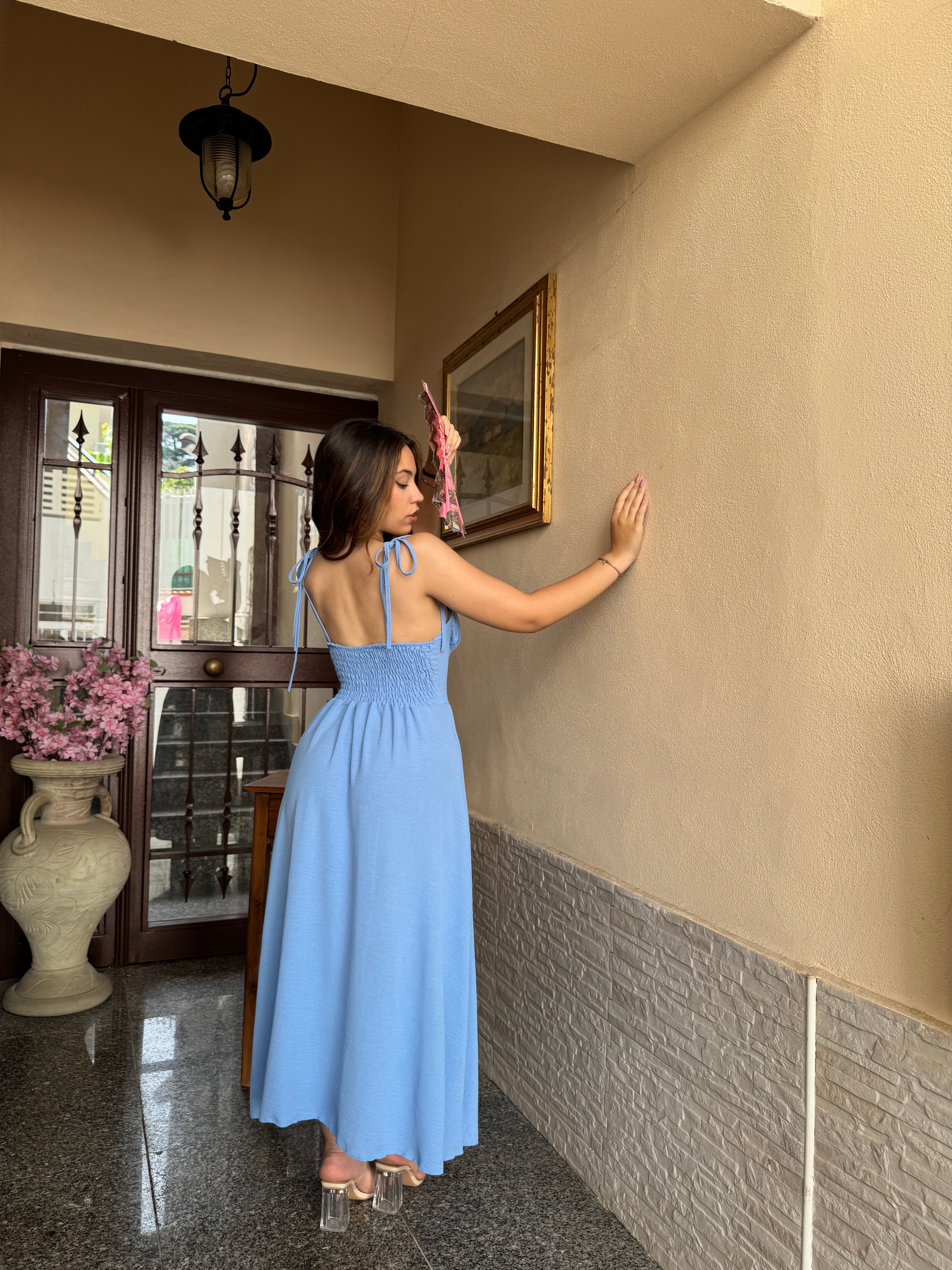 Vestito señorita celeste