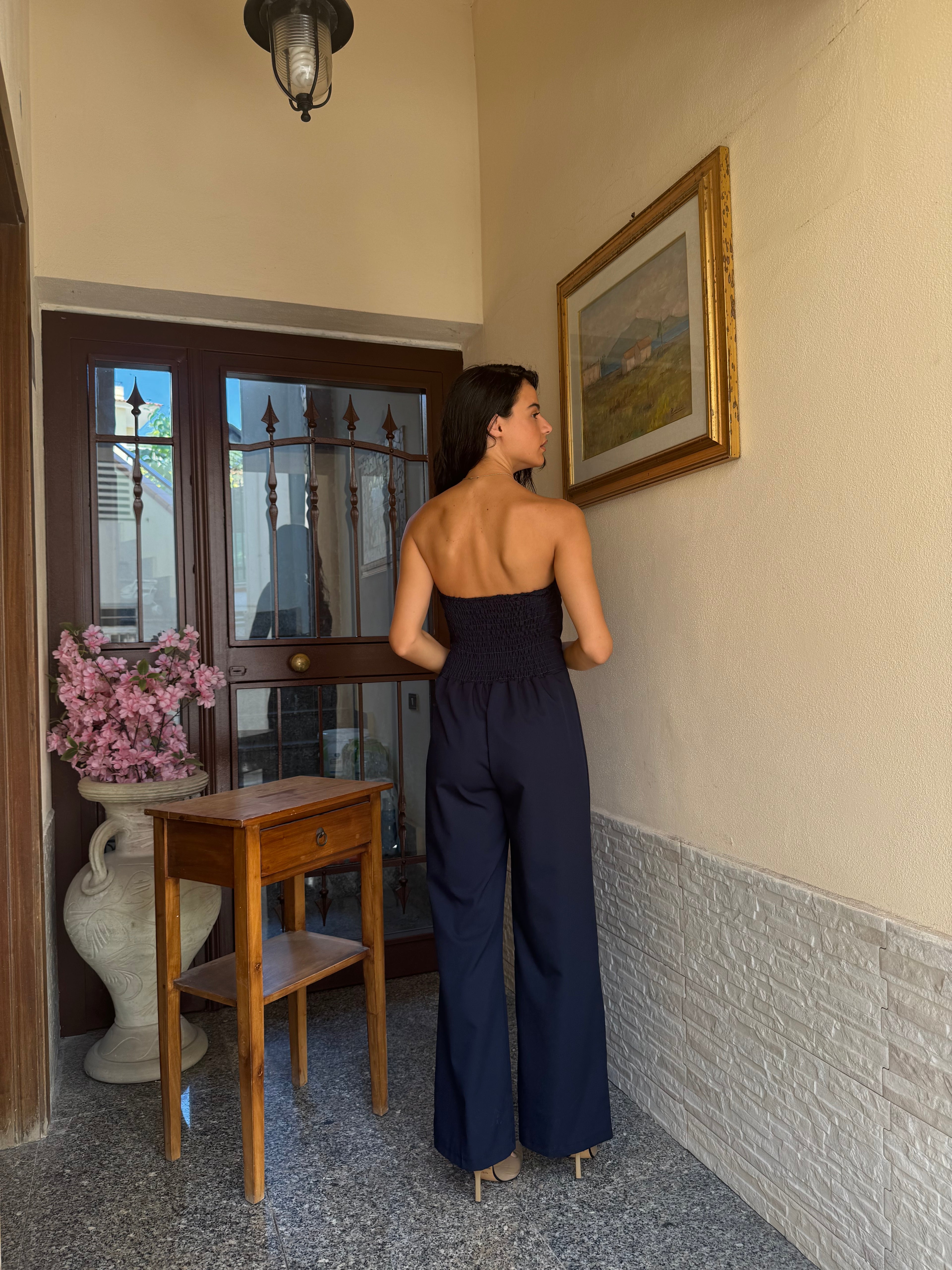 Tuta elegant blu