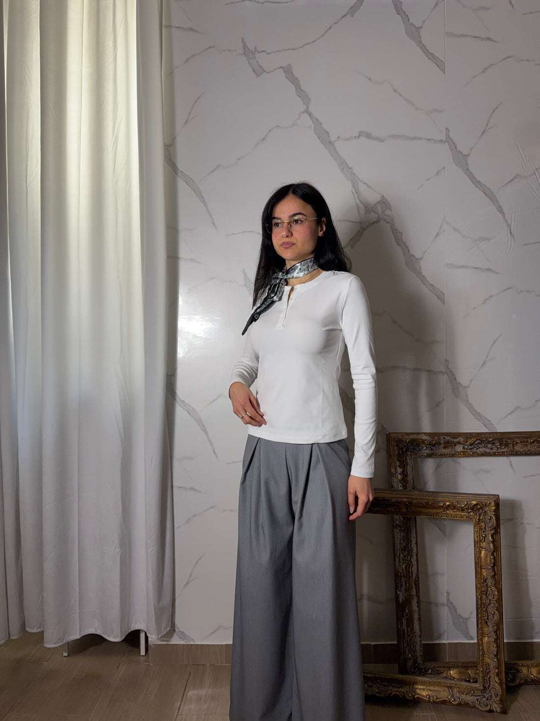 Maglia lumina bianca