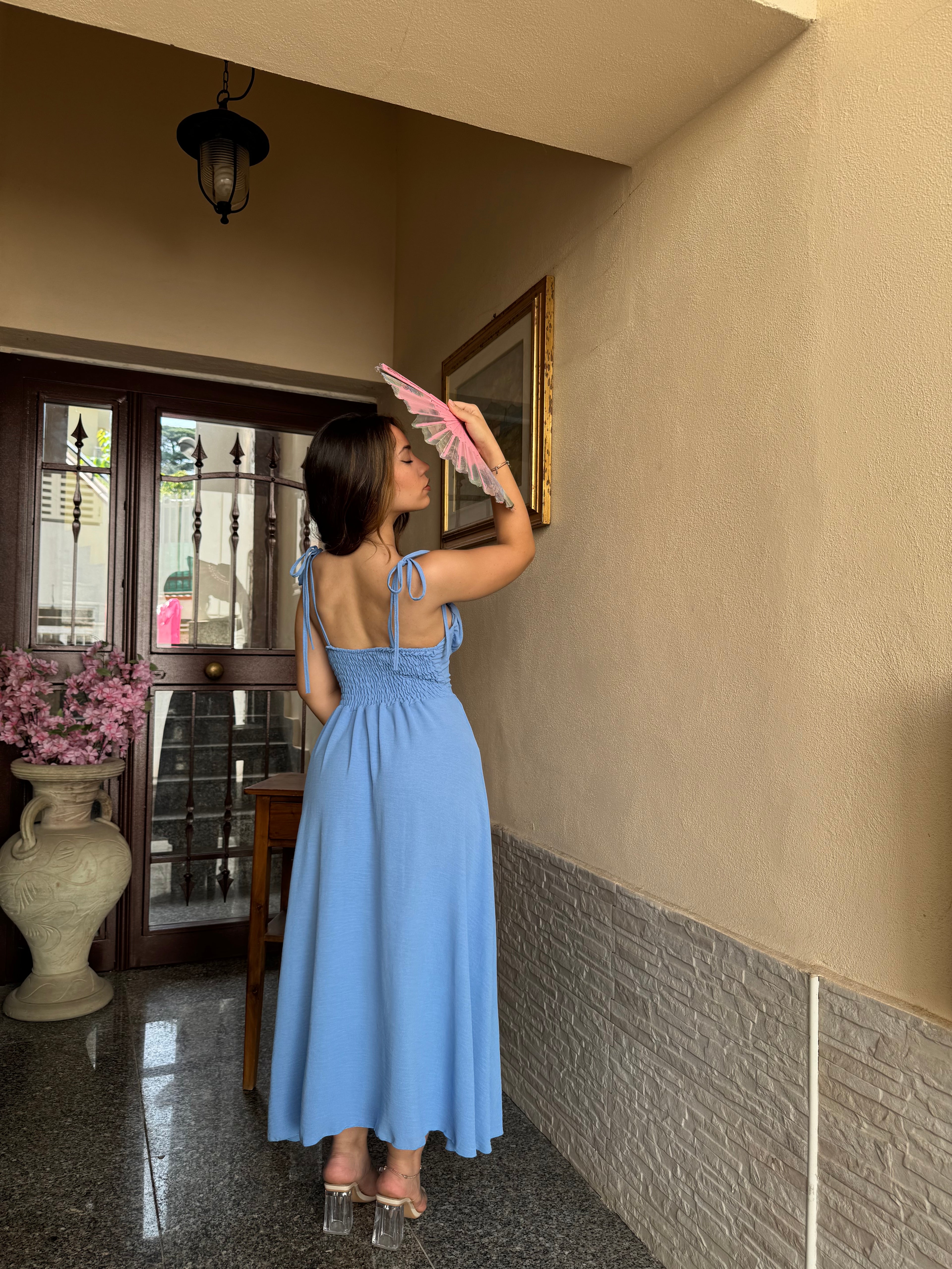 Vestito señorita celeste