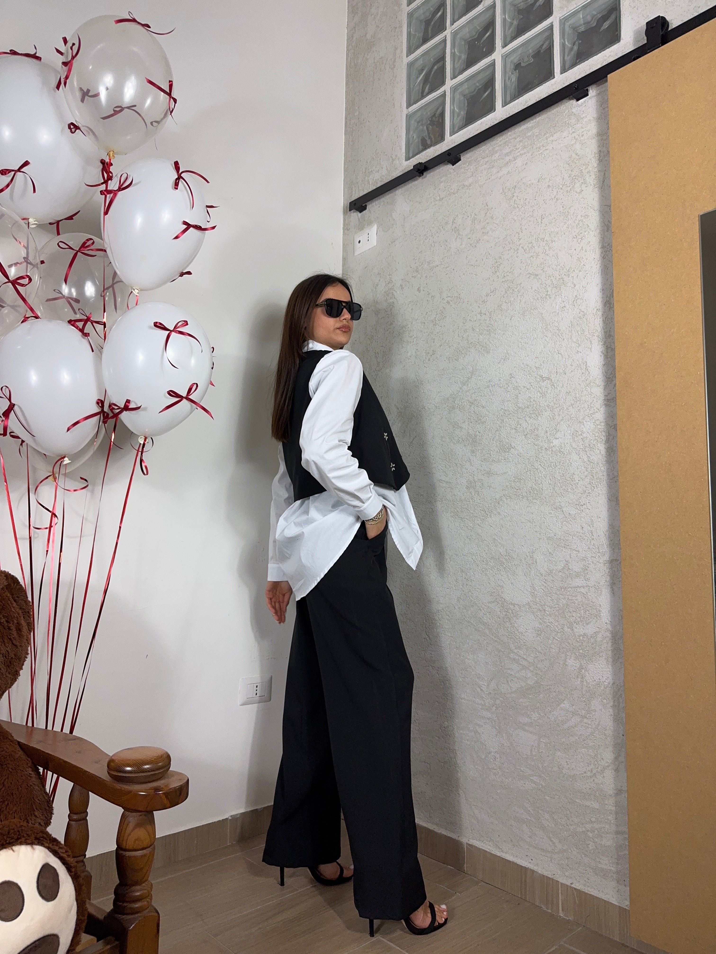 Occhiali aviator neri - Wonderstyle