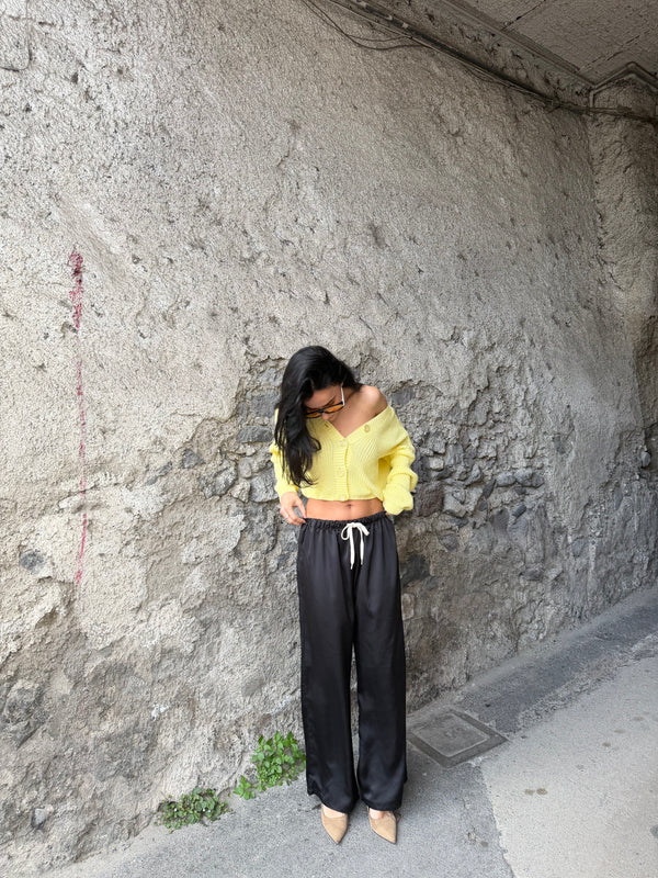 Pantalone Satin nero