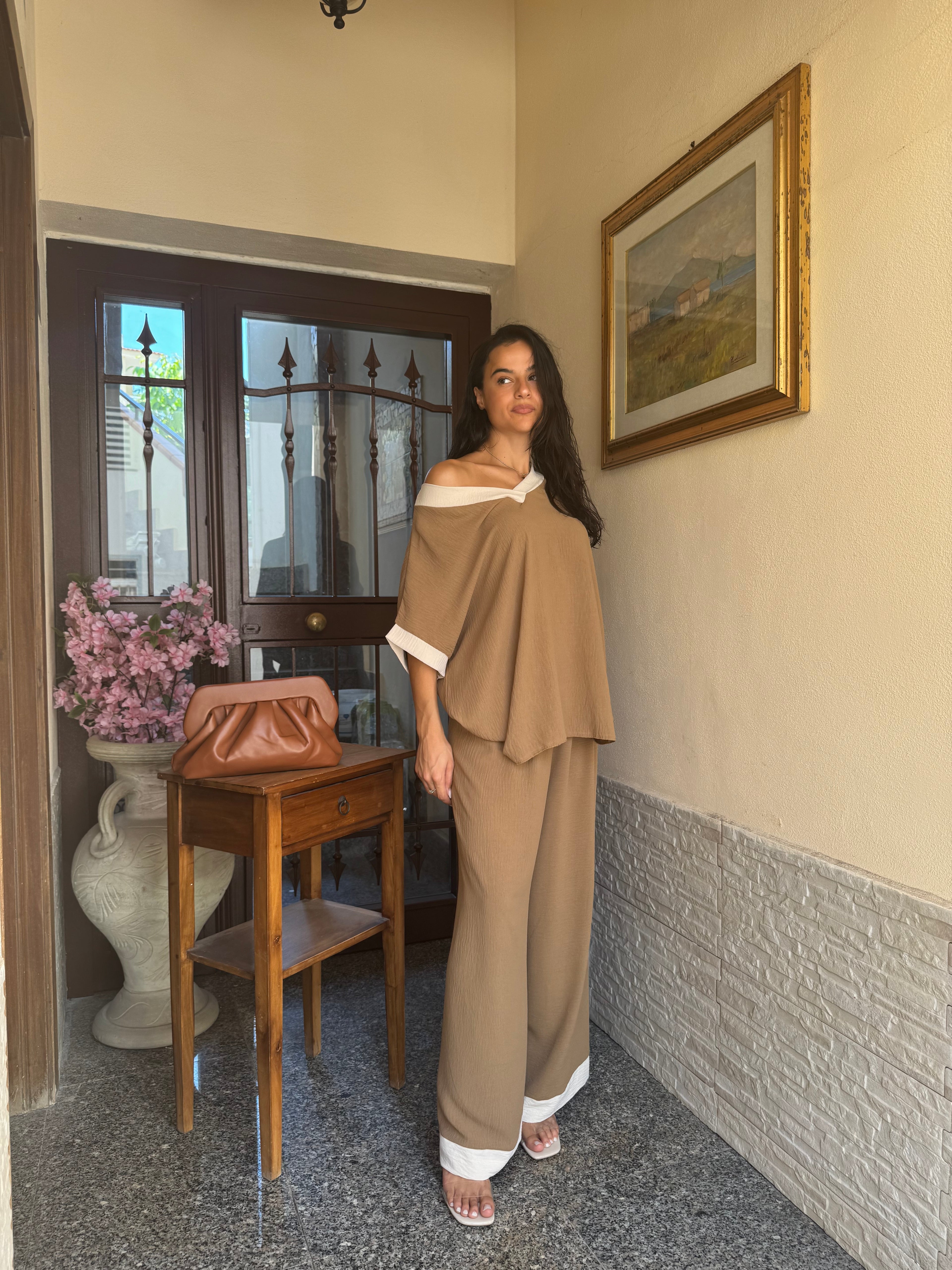 Coordinato comfy marrone