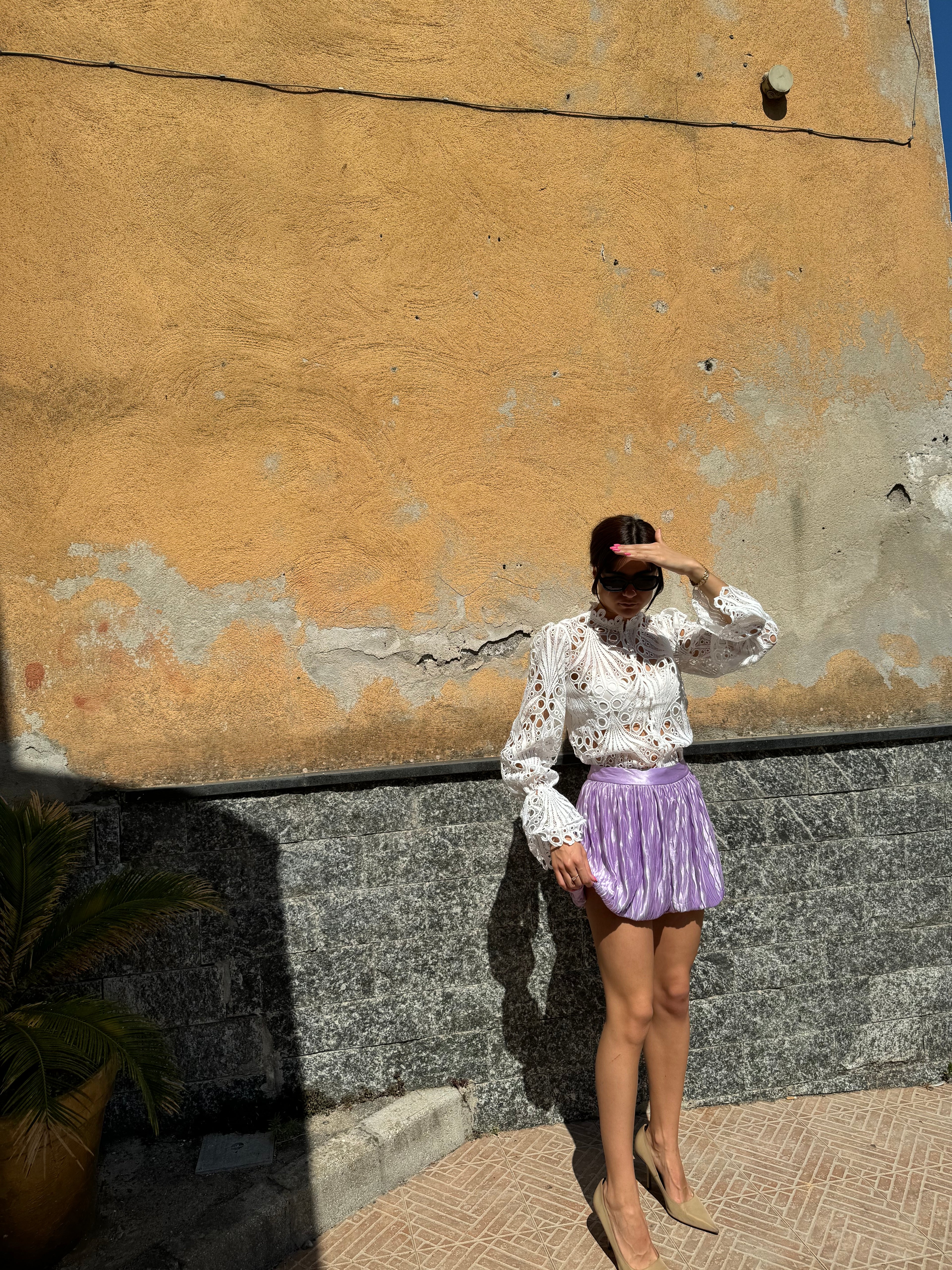 Pantaloncino palloncino viola - Wonderstyle