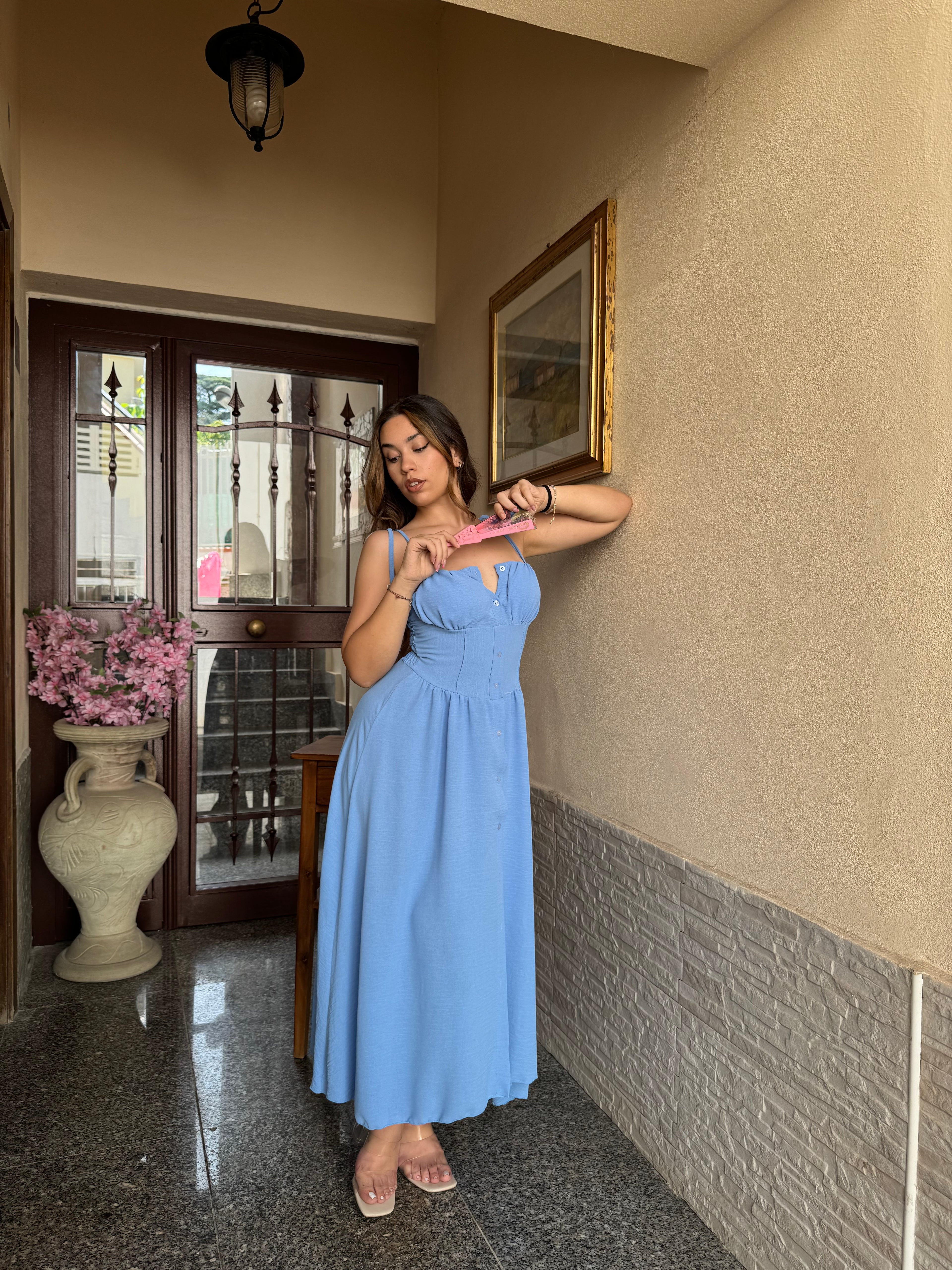Vestito señorita celeste