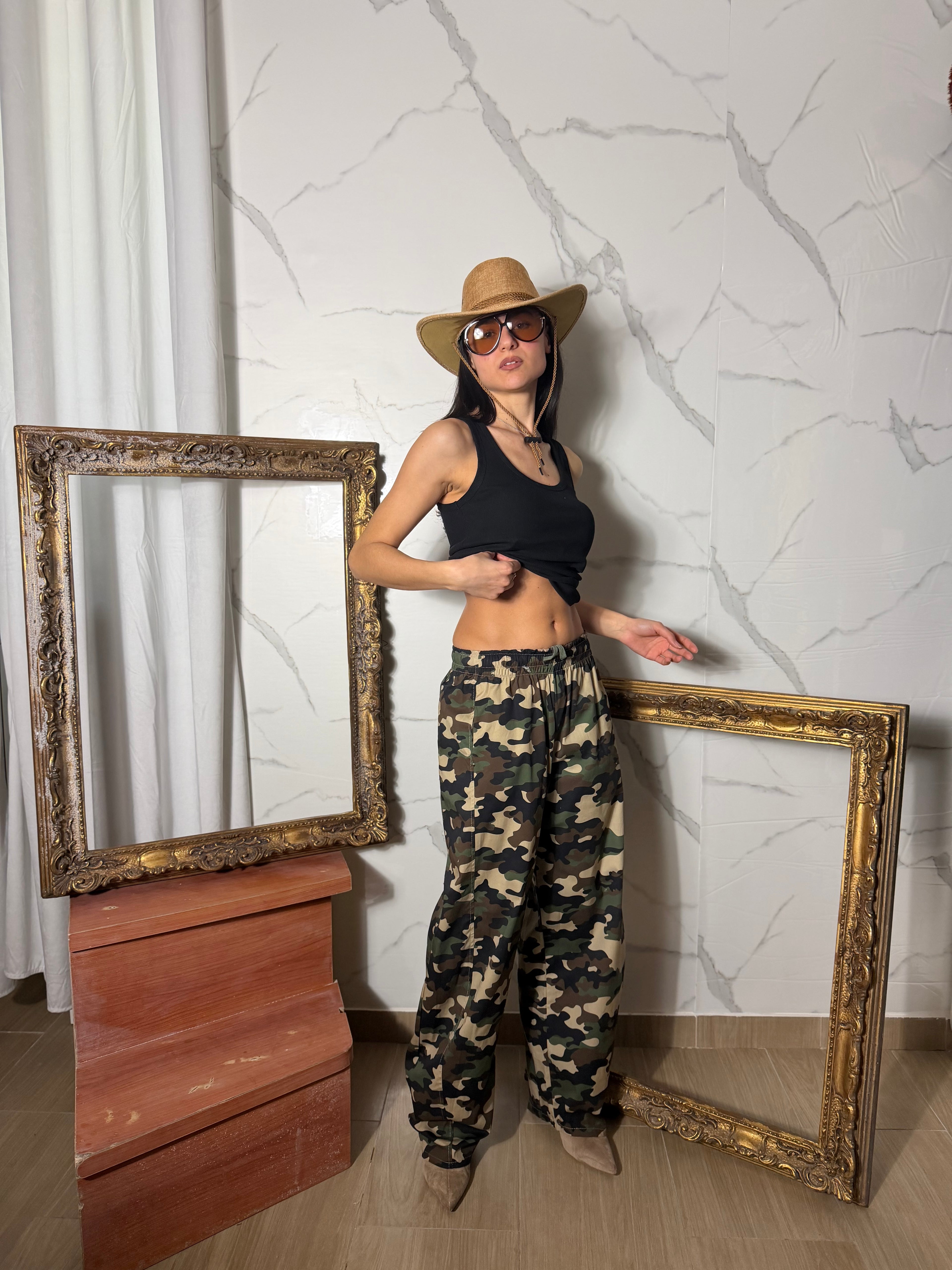 Pantalone Balloon Militare