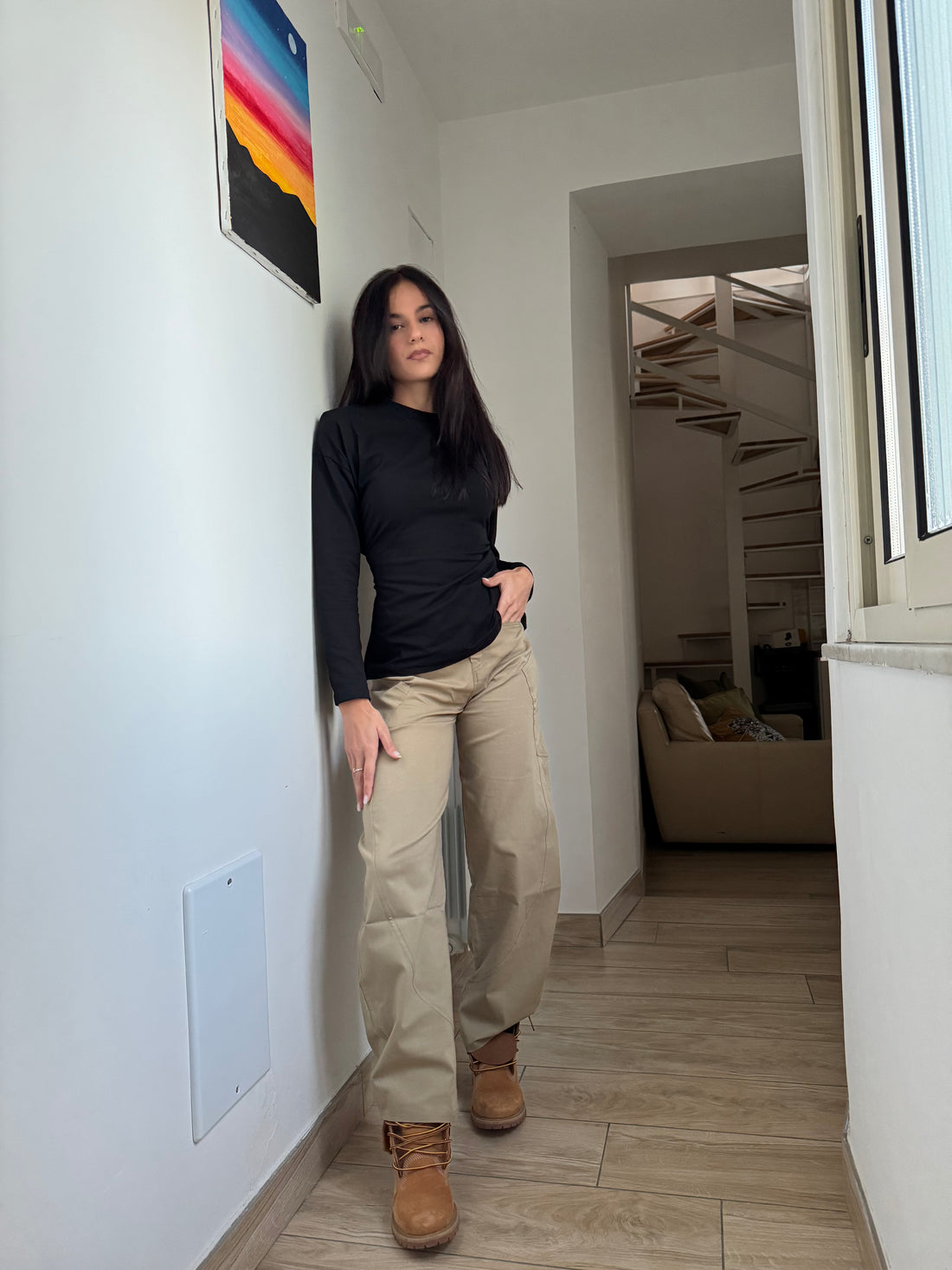 Pantalone Ball Beige