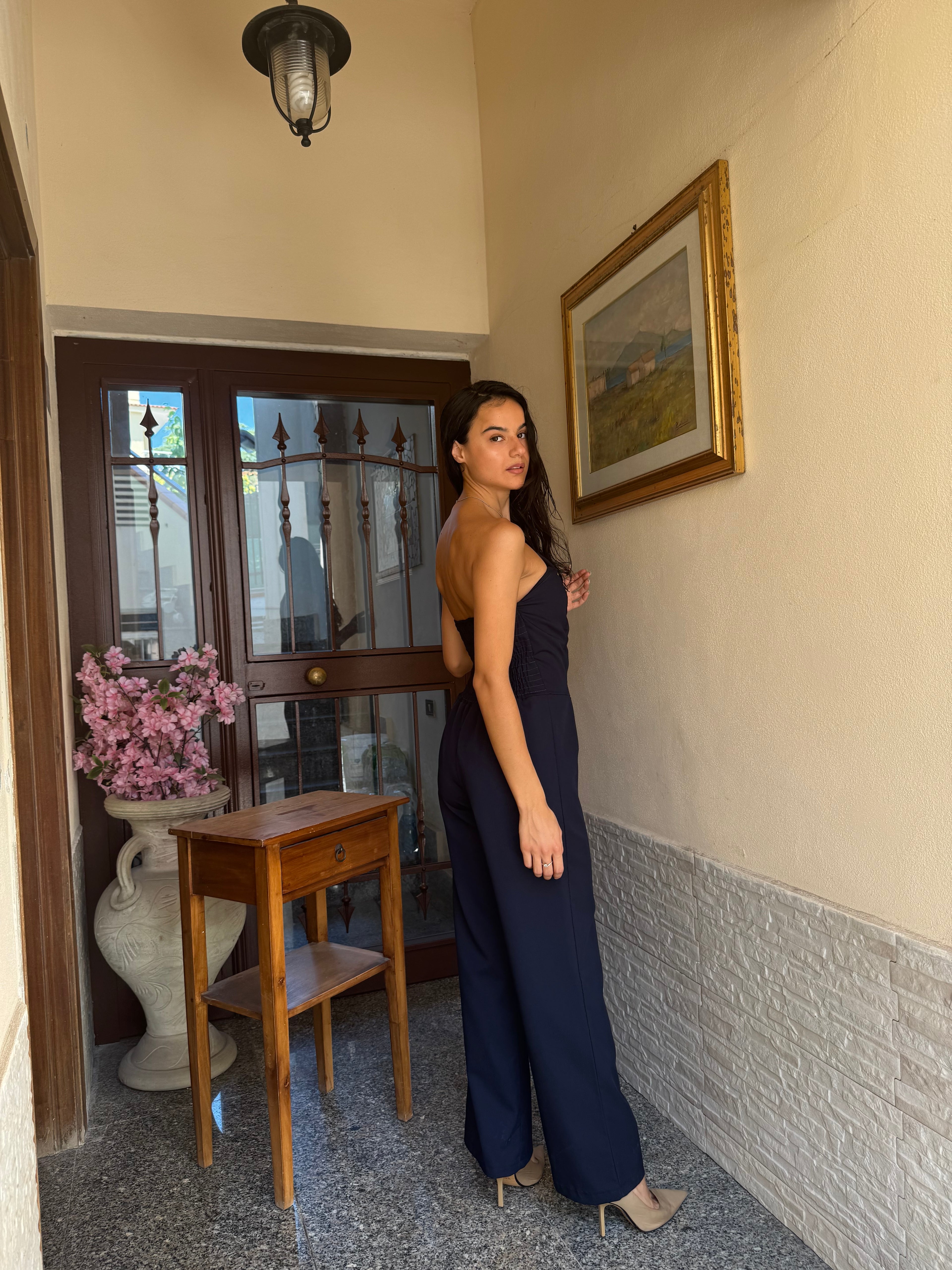 Tuta elegant blu