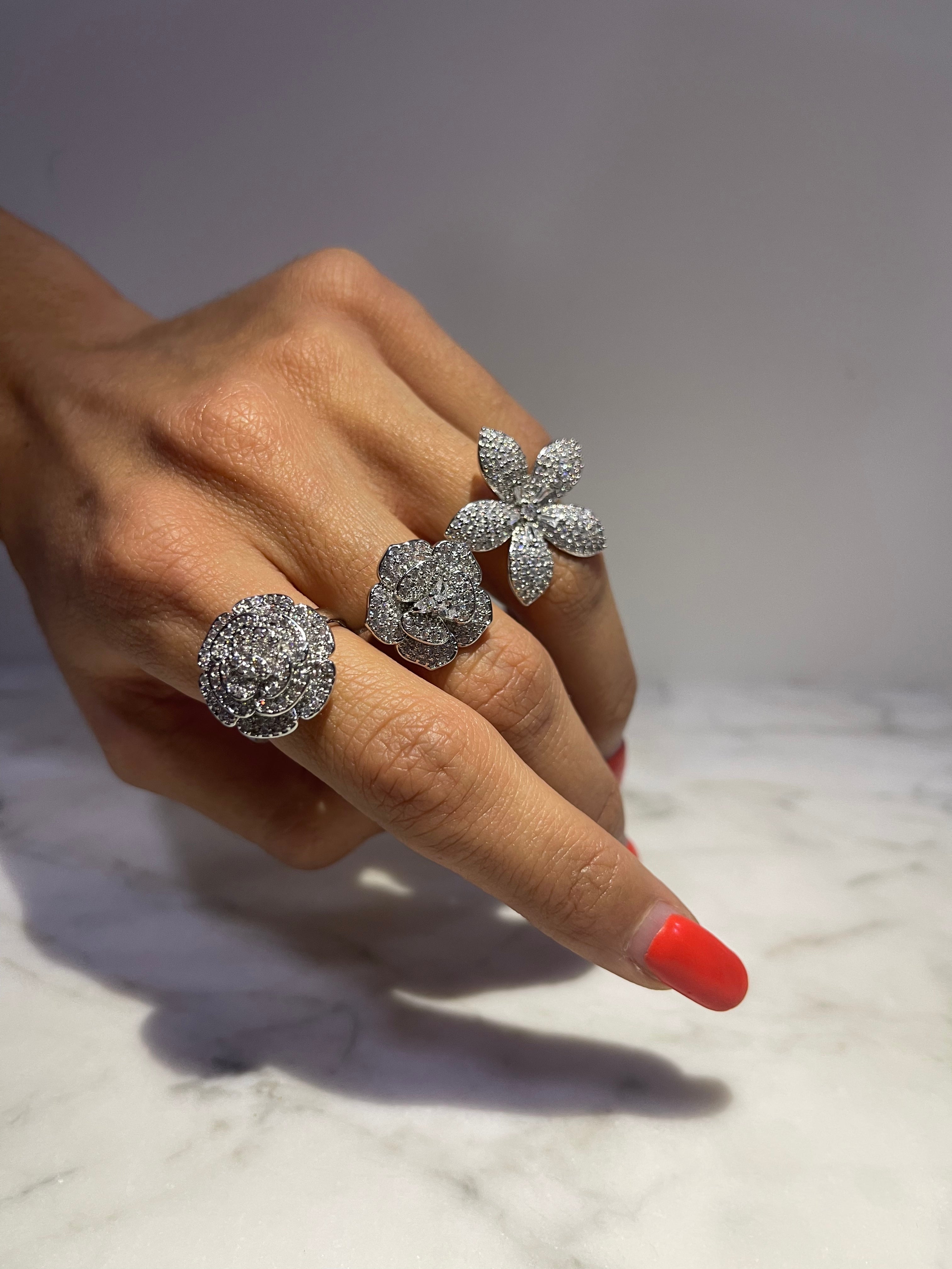 Anello rosa Silver 1 - Wonderstyle