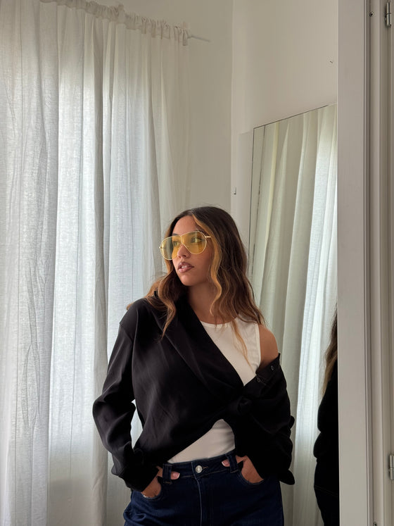 Set. Canotta e camicia nera - Wonderstyle