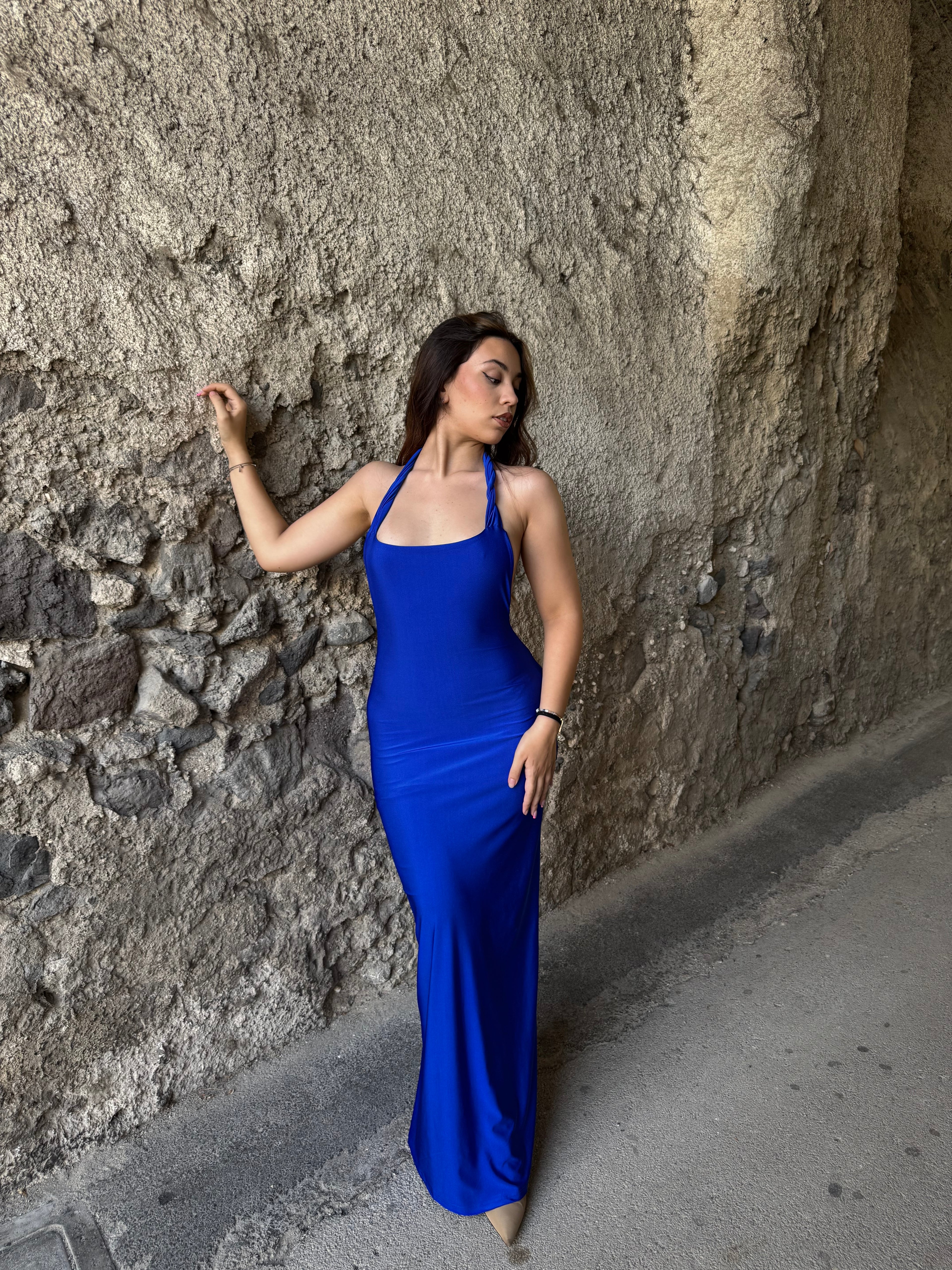 Vestito soirée blu