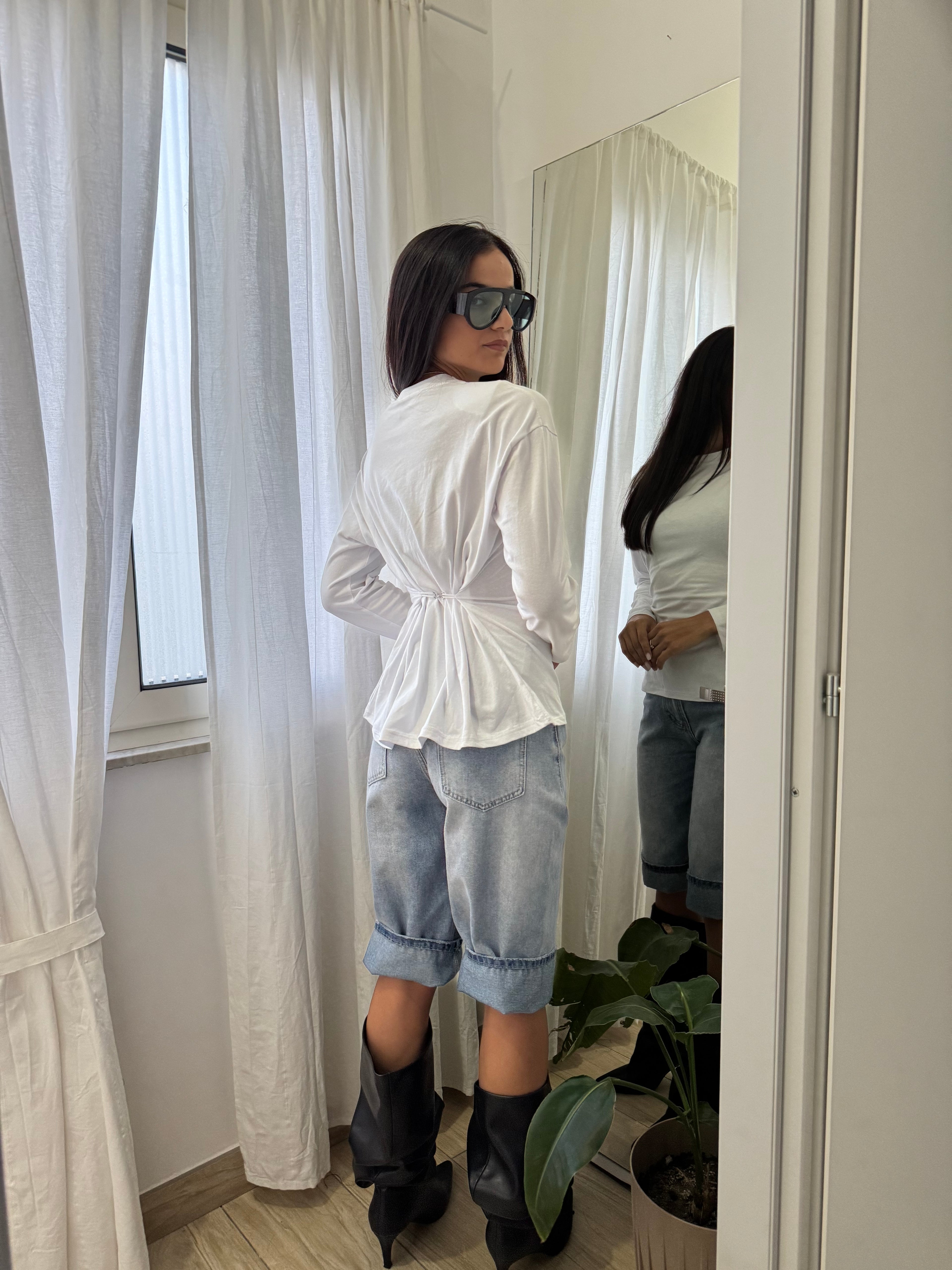 Maglia gancio bianca - Wonderstyle