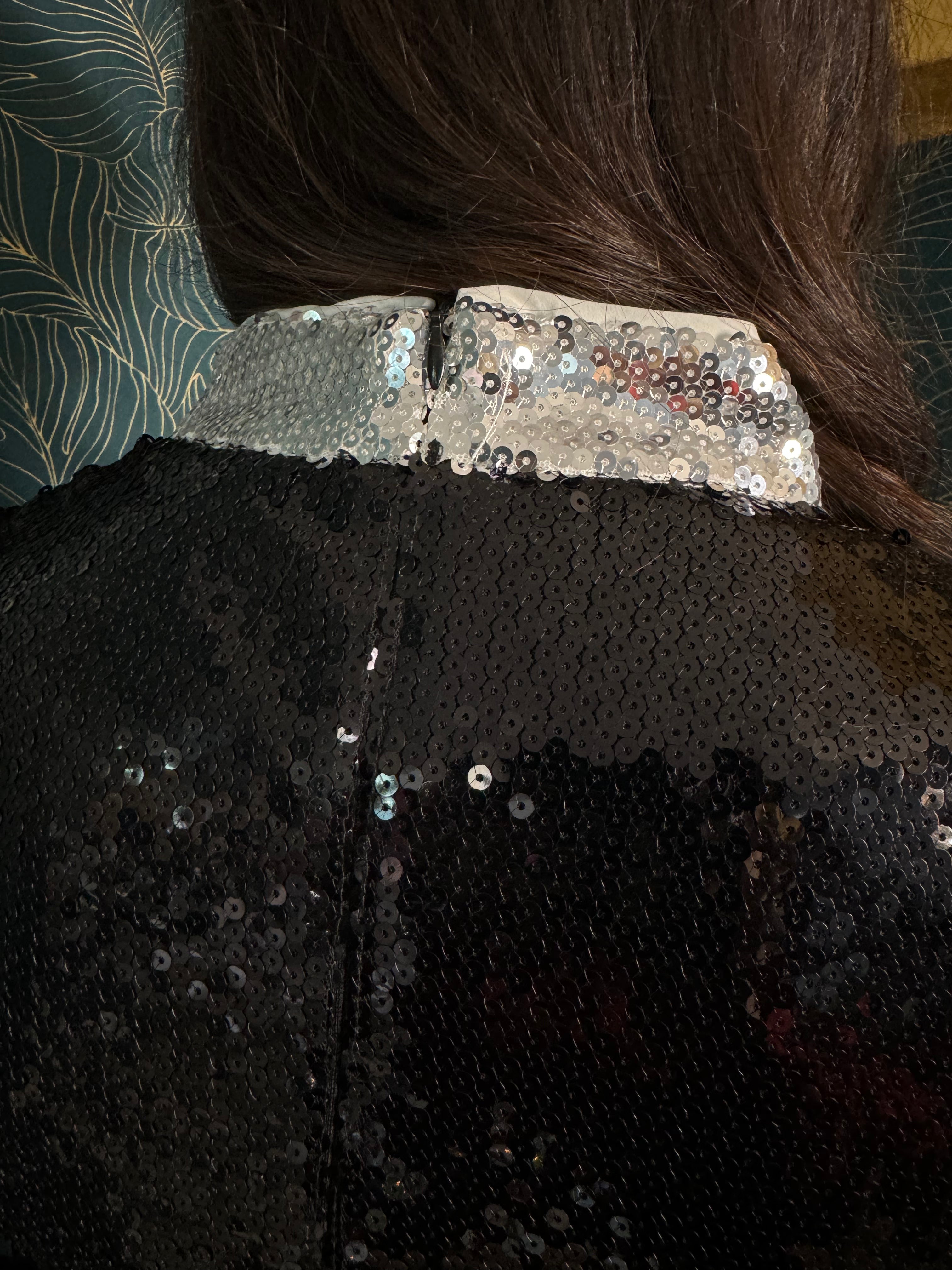 Vestito paillettes argento - Wonderstyle