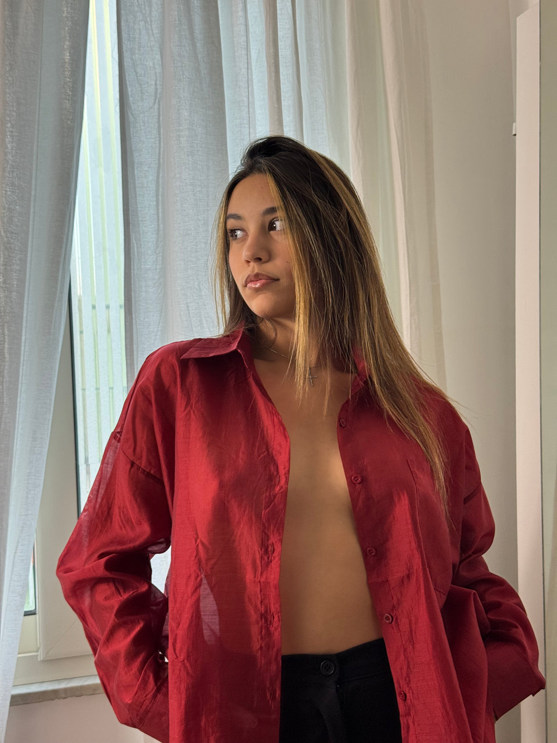 Camicia Bordeaux - Wonderstyle