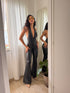 Tuta ecopelle nera - Wonderstyle