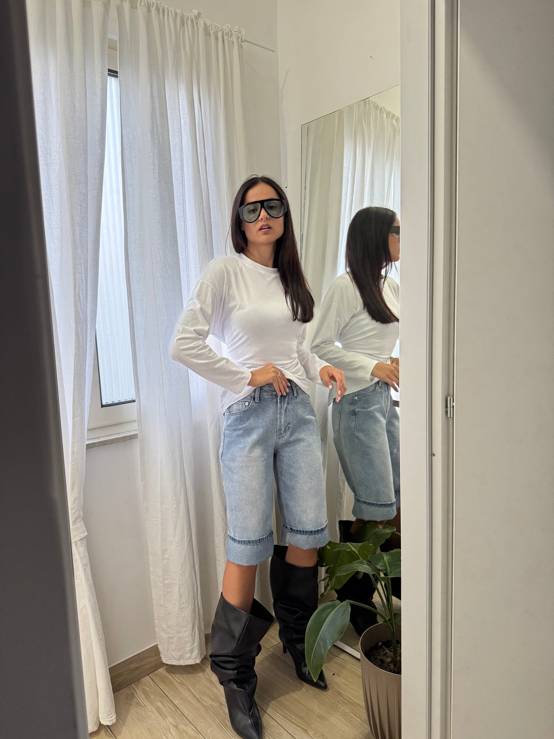 Maglia gancio bianca - Wonderstyle