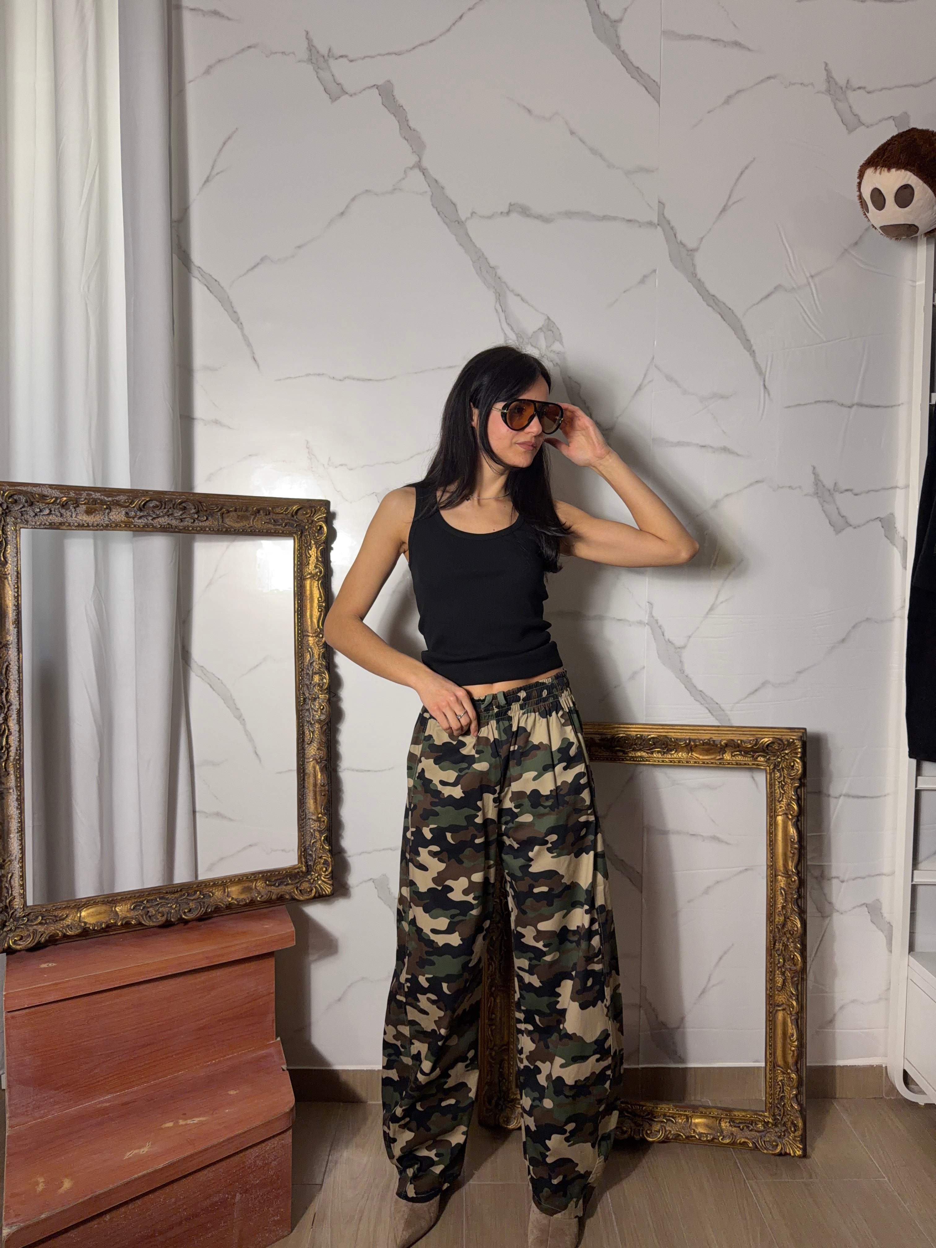 Pantalone Balloon Militare