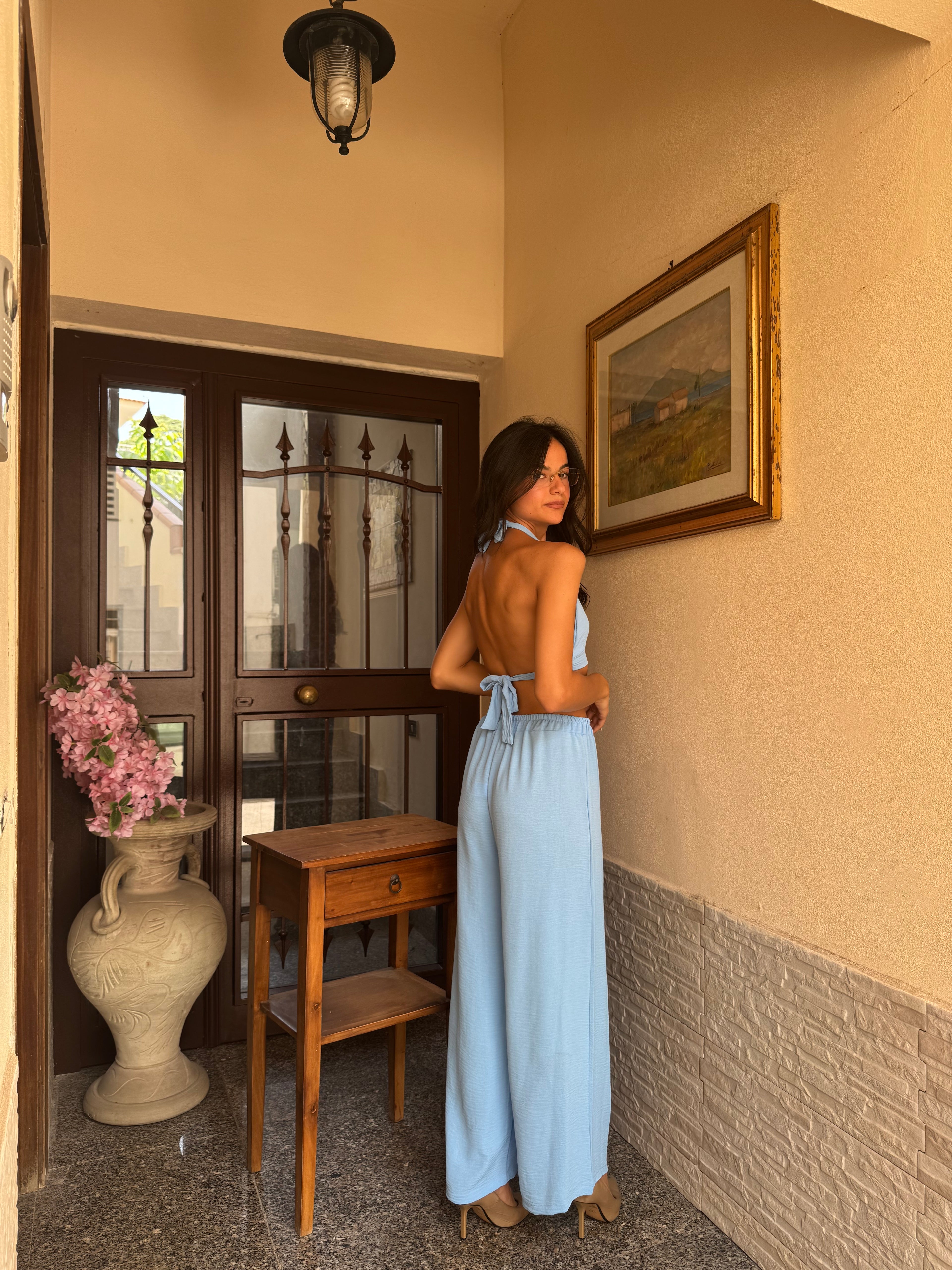 Coordinato Beach celeste