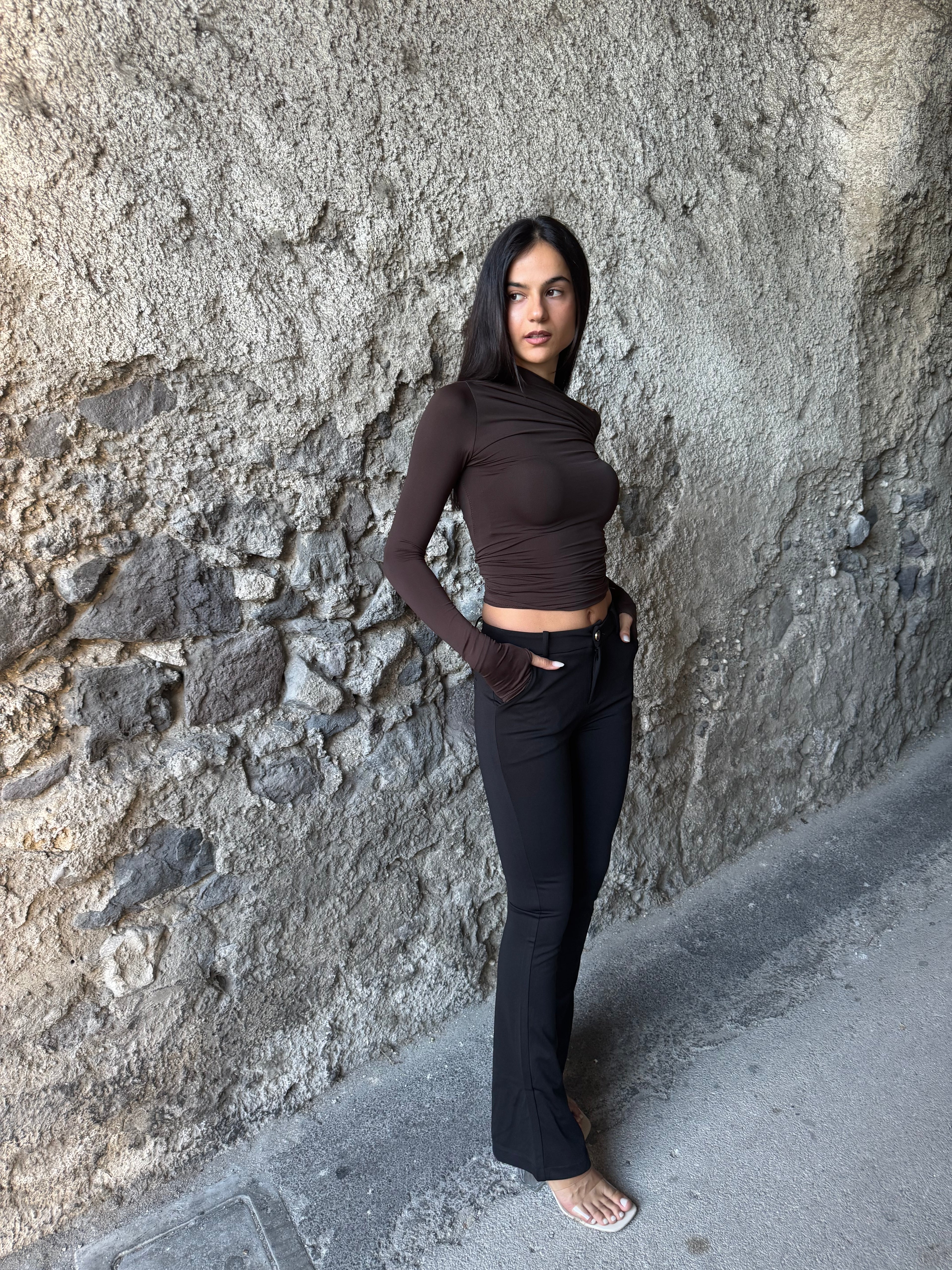 Maglia Kim marrone