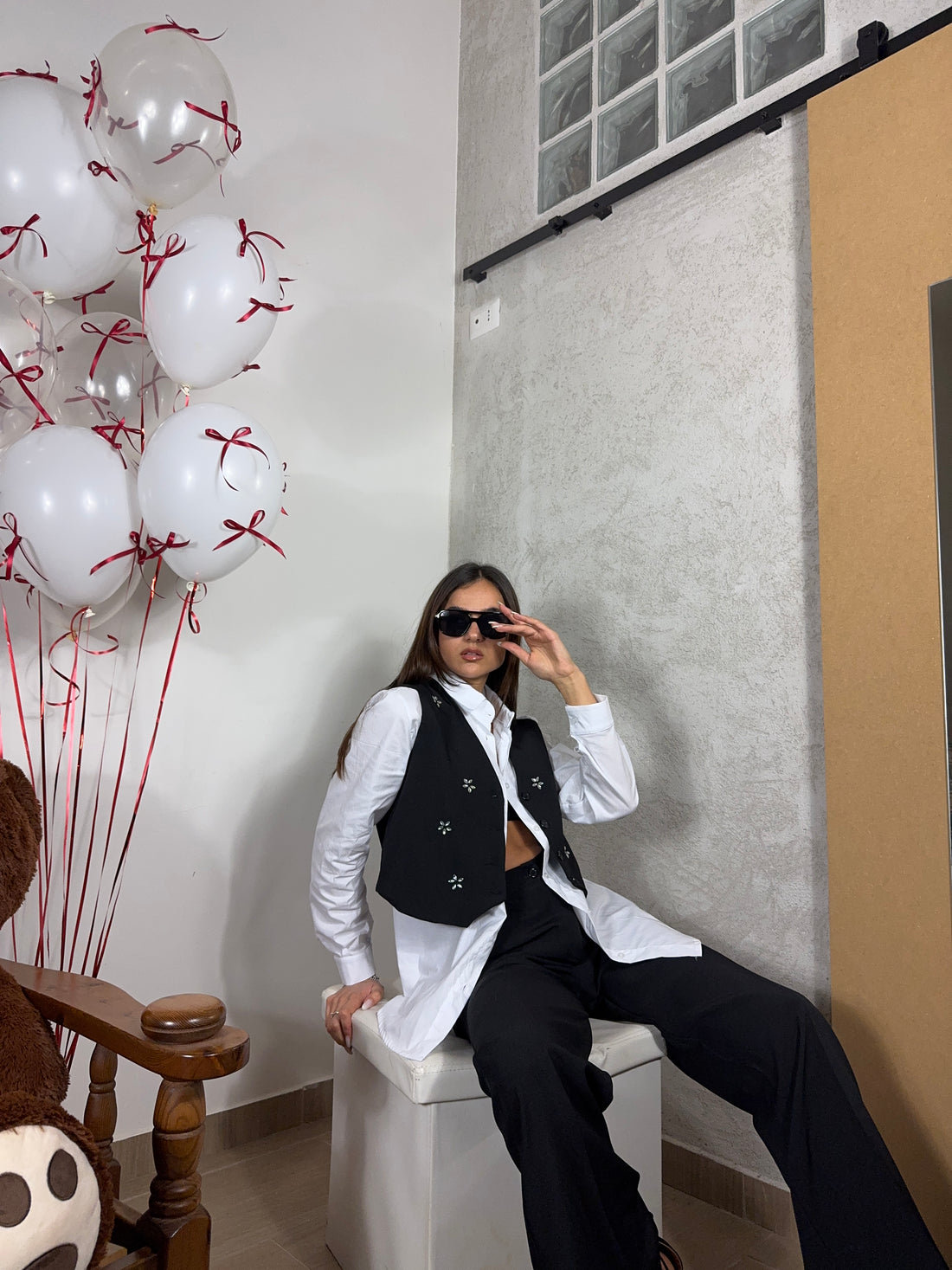 Occhiali aviator neri - Wonderstyle