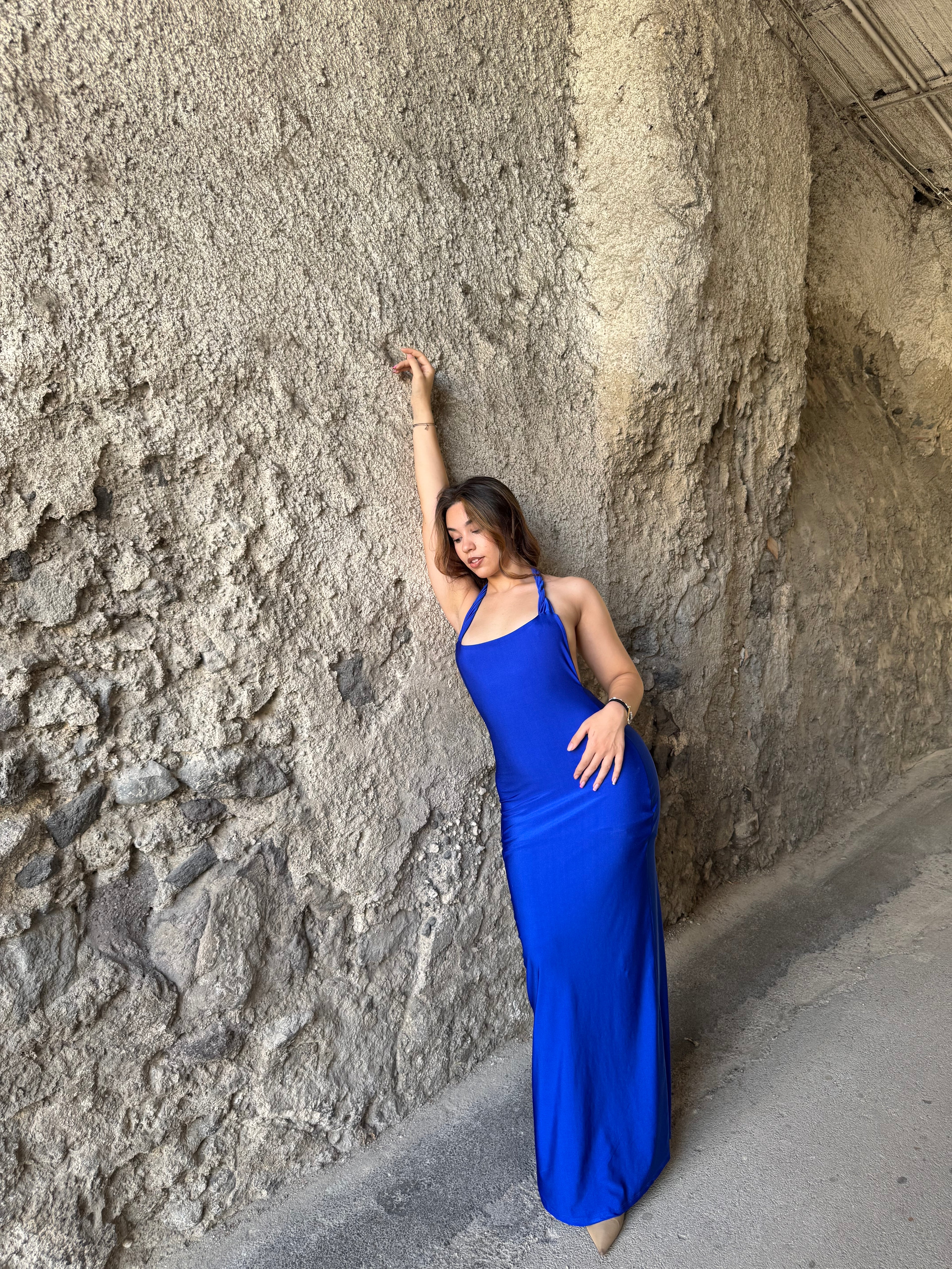 Vestito soirée blu