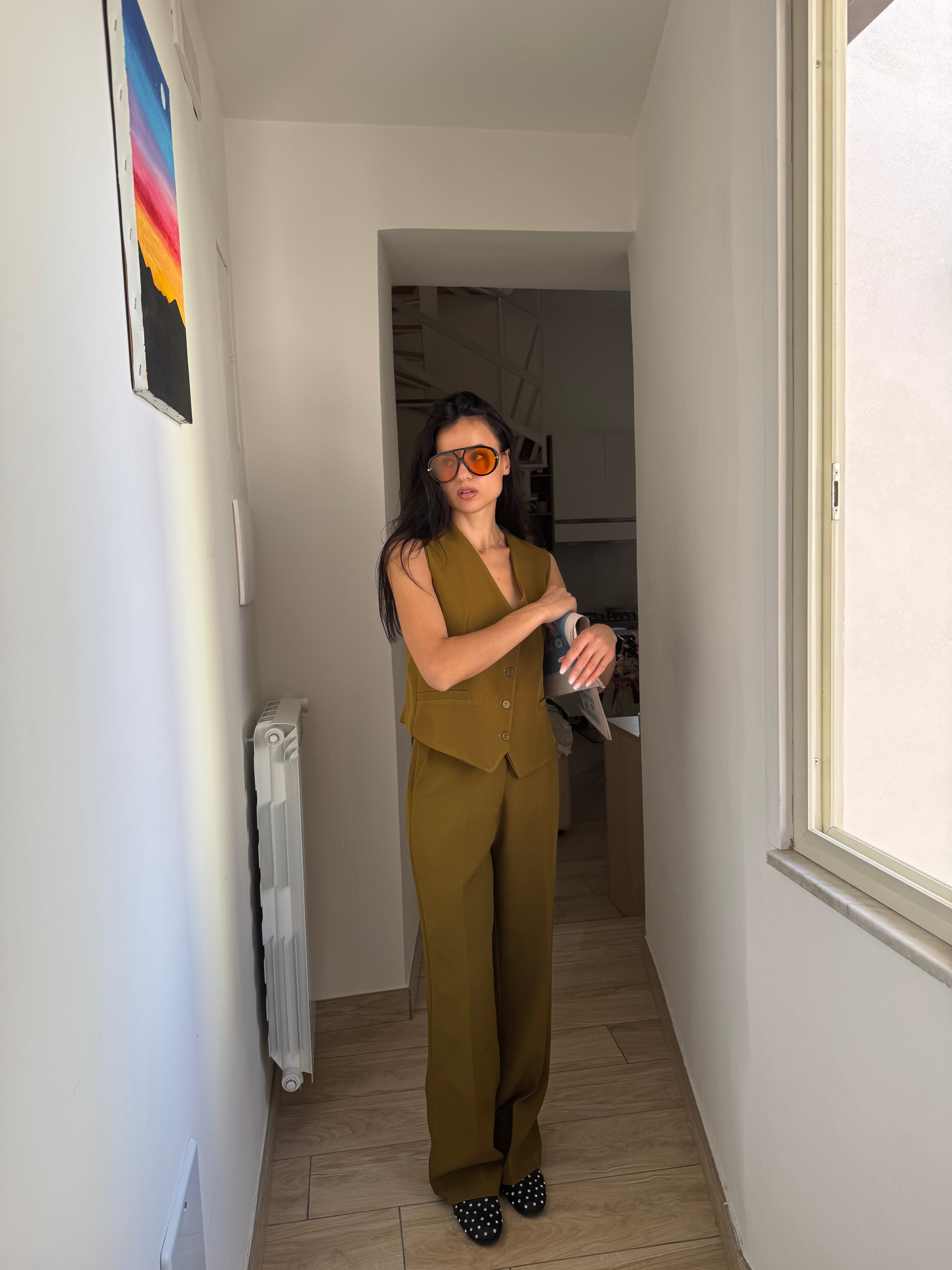 Tailleur Office oliva
