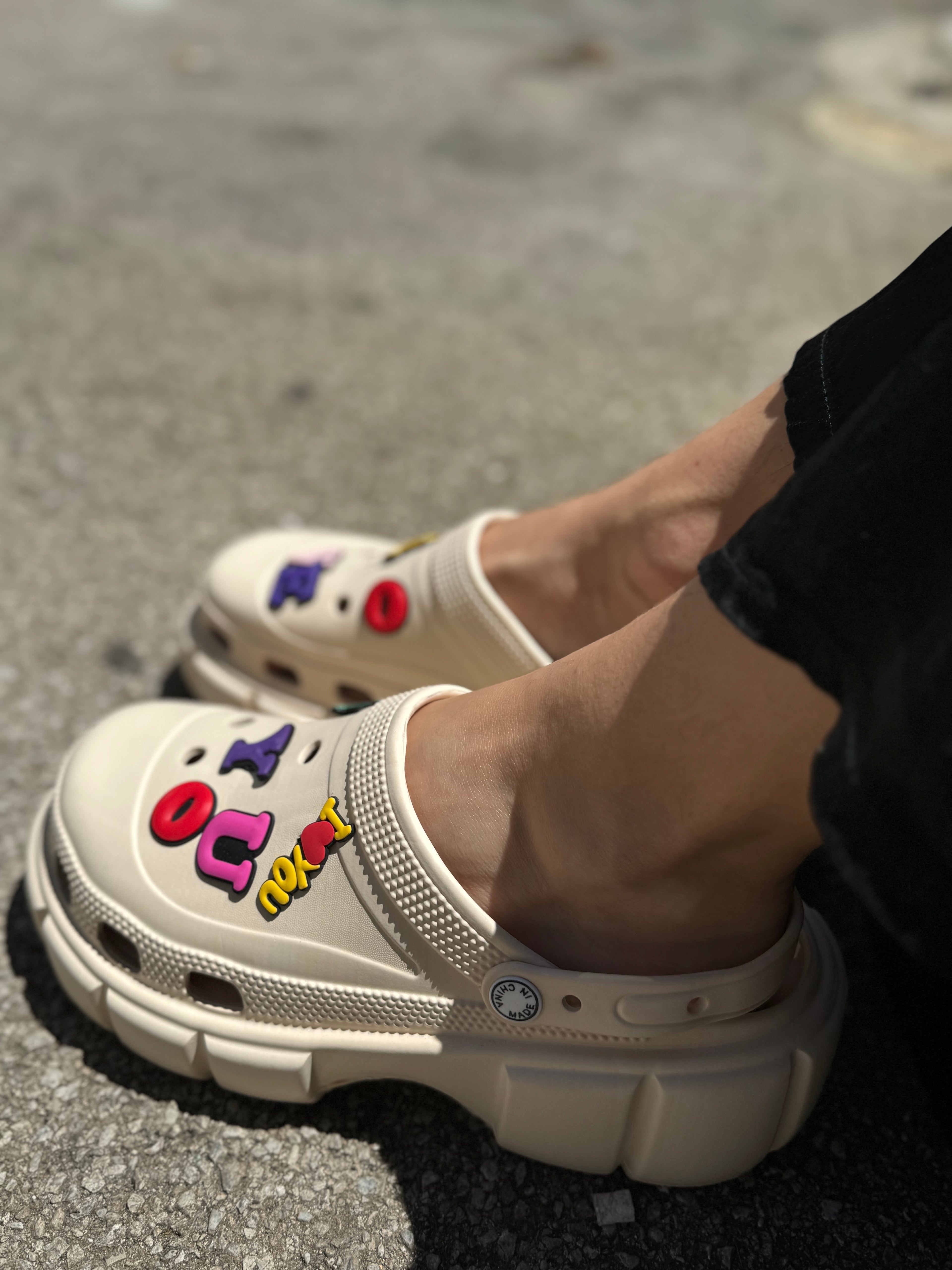 Crocs beige - Wonderstyle