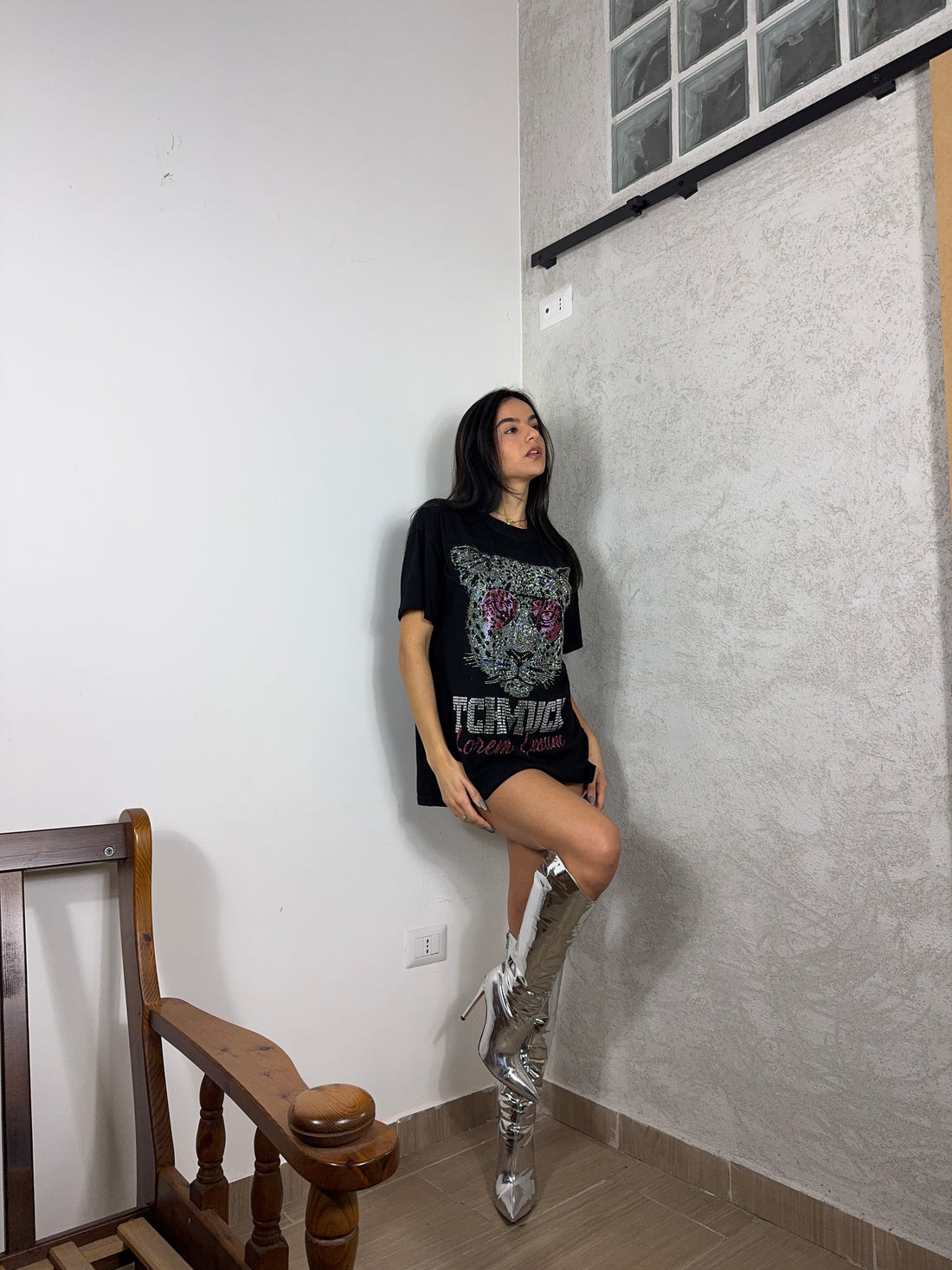 T-shirt oversize Tiger - Wonderstyle