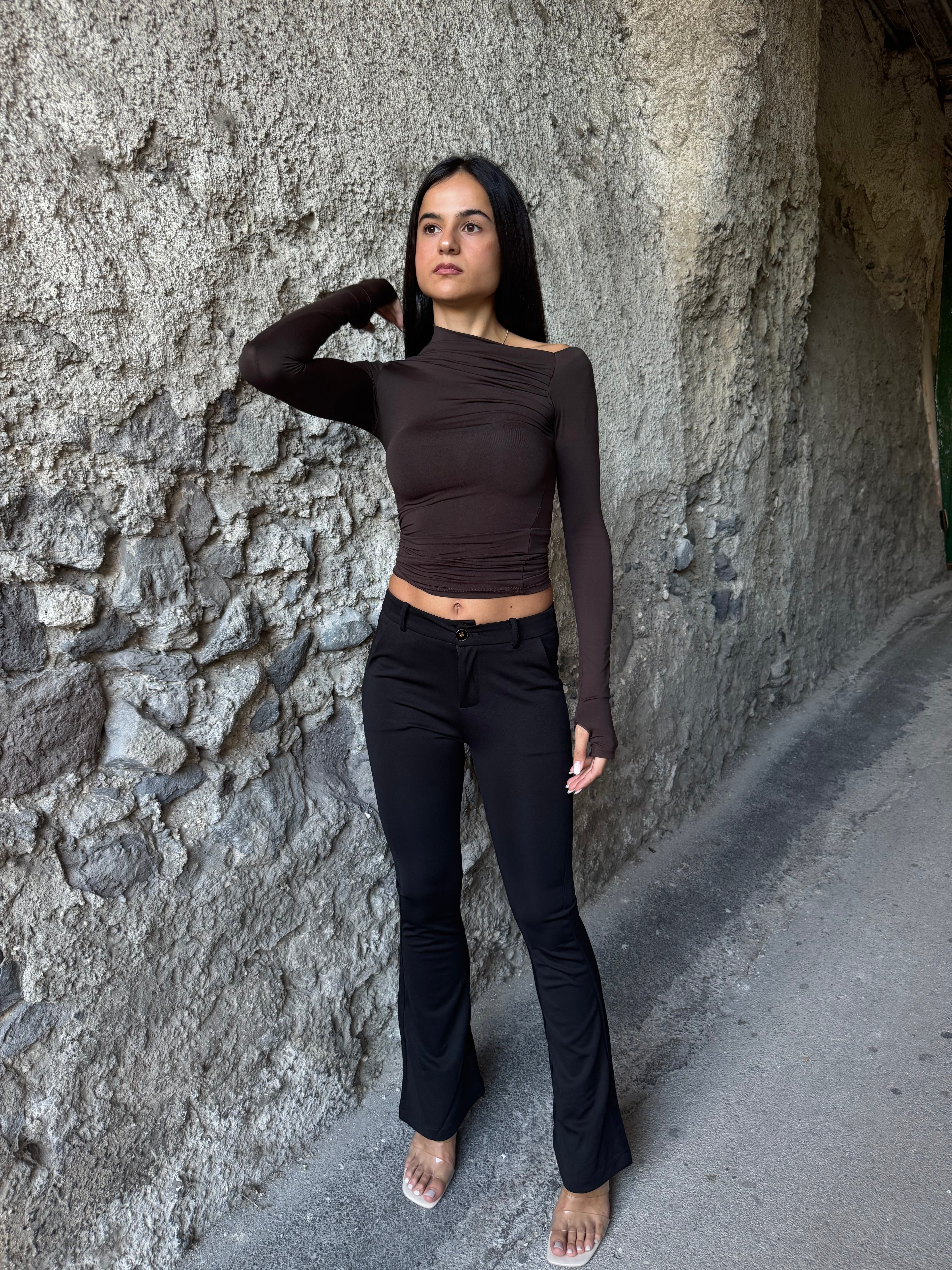 Maglia Kim marrone
