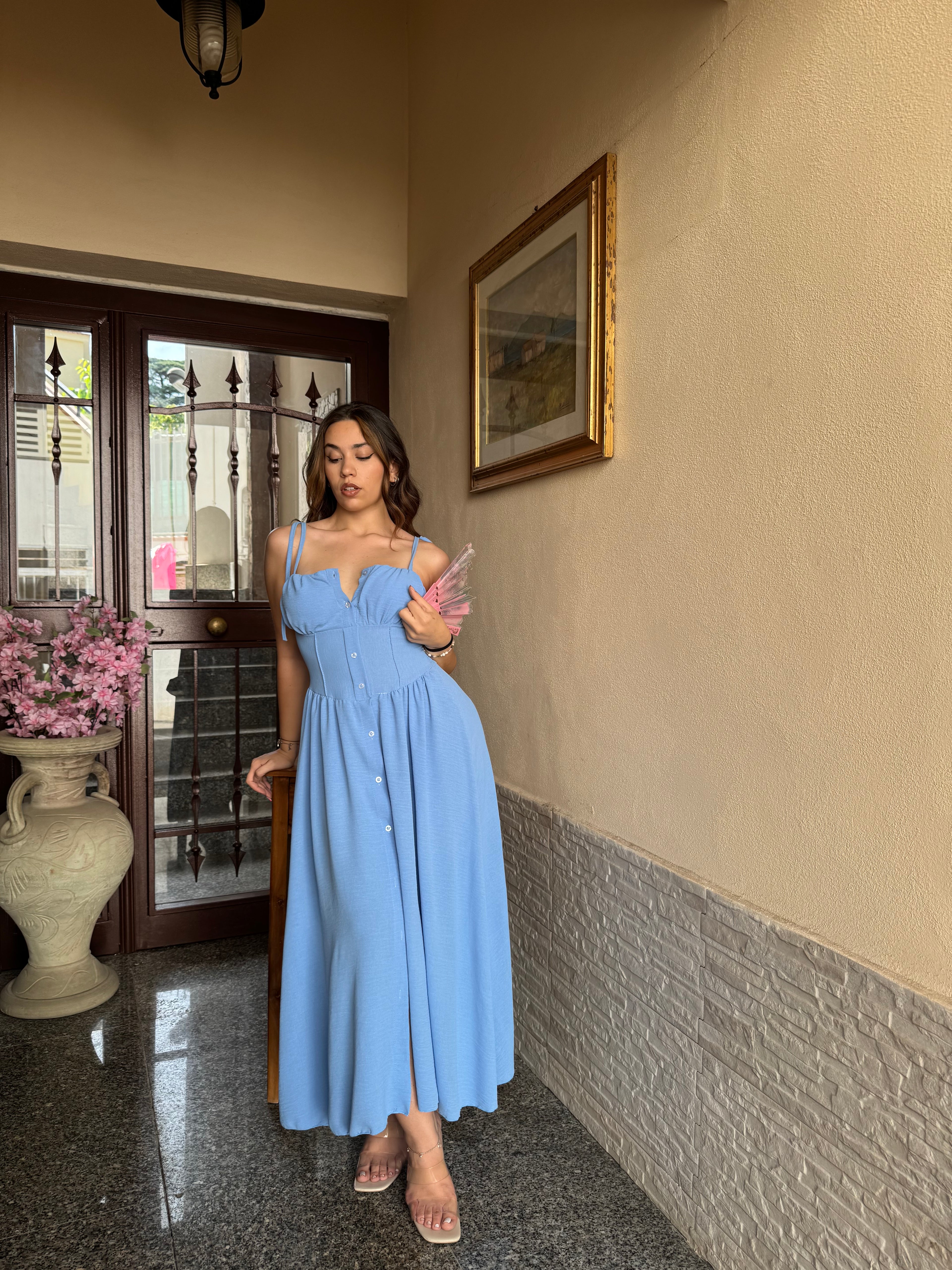 Vestito señorita celeste