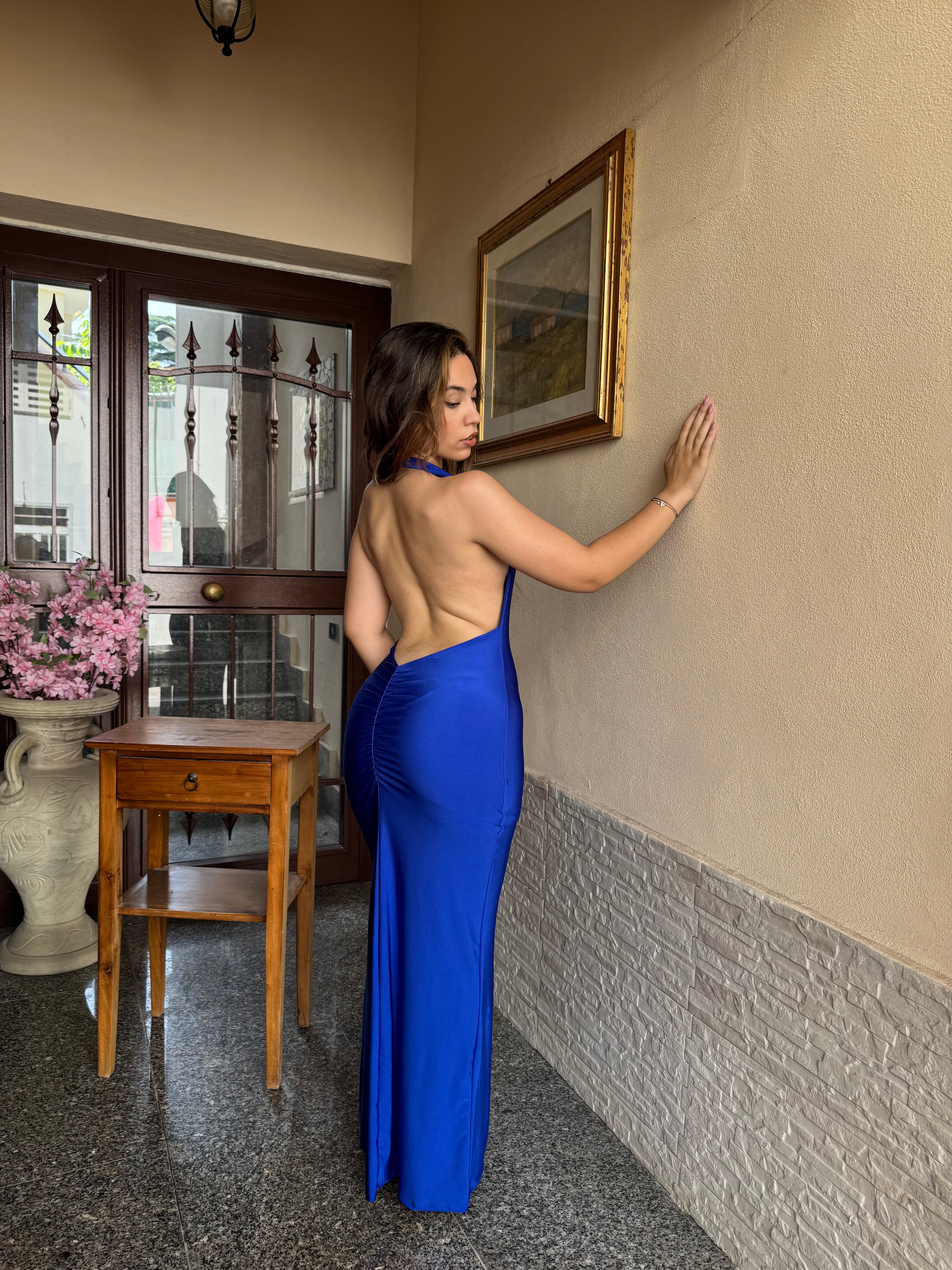 Vestito soirée blu