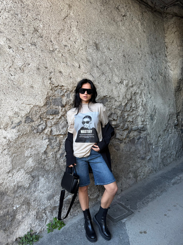 T-shirt over