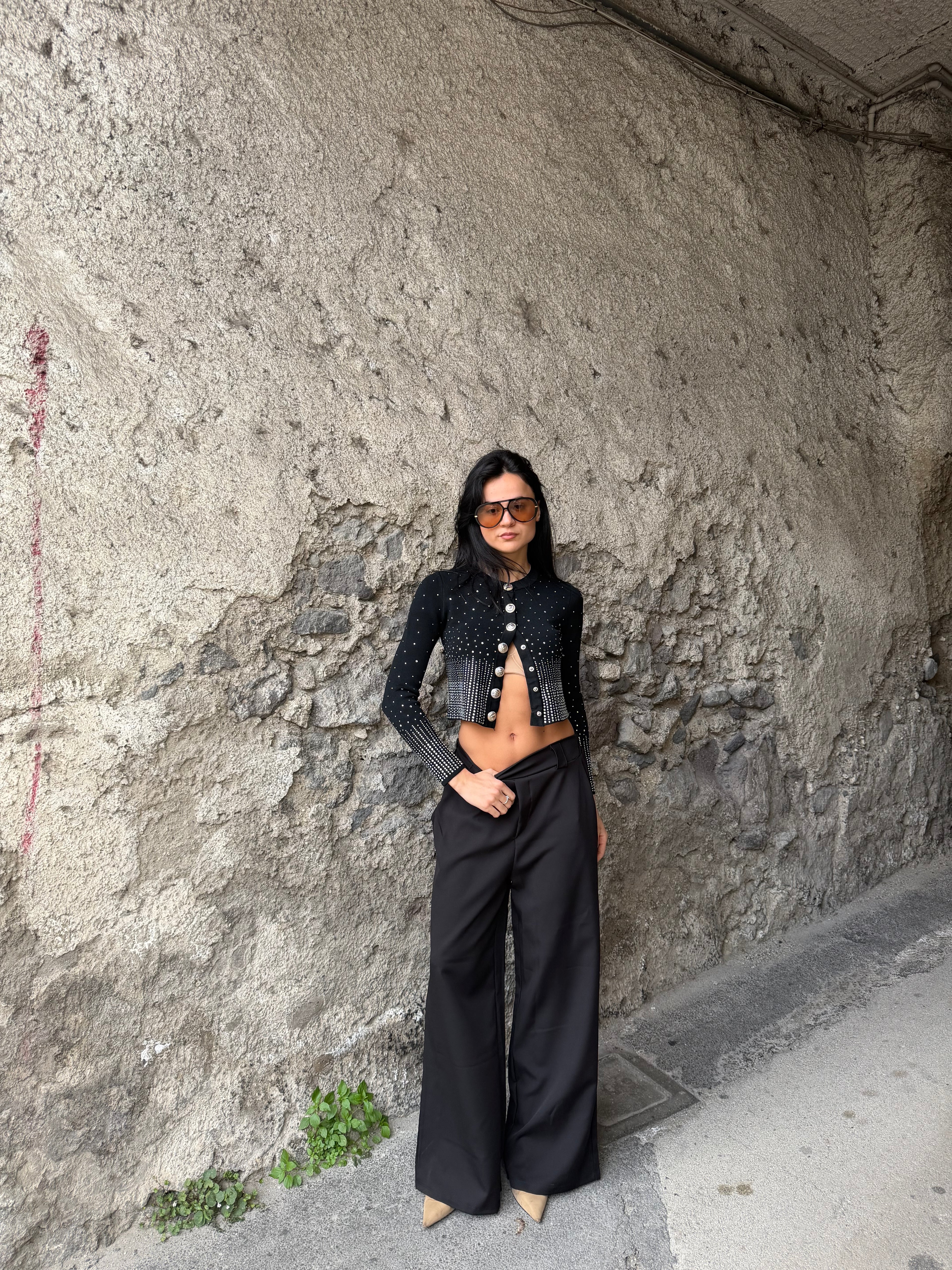 Cardigan Brillo Nero