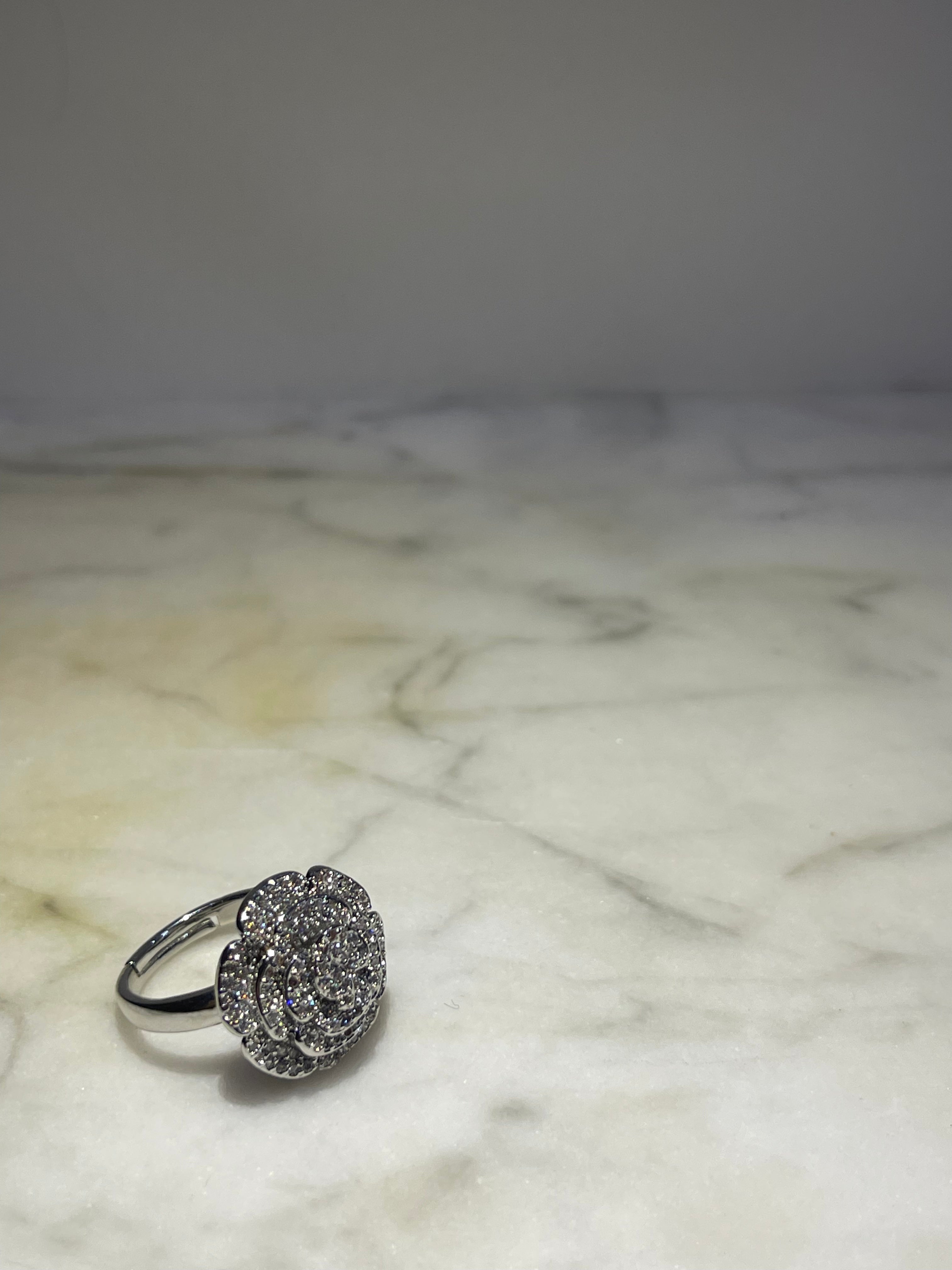 Anello rosa Silver 1 - Wonderstyle