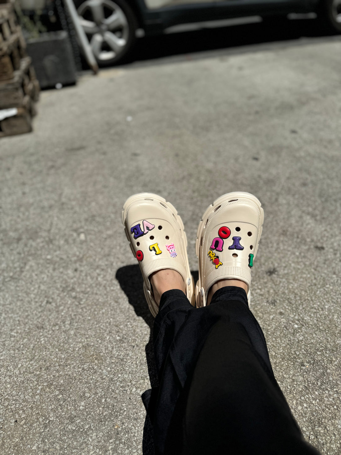 Crocs beige - Wonderstyle