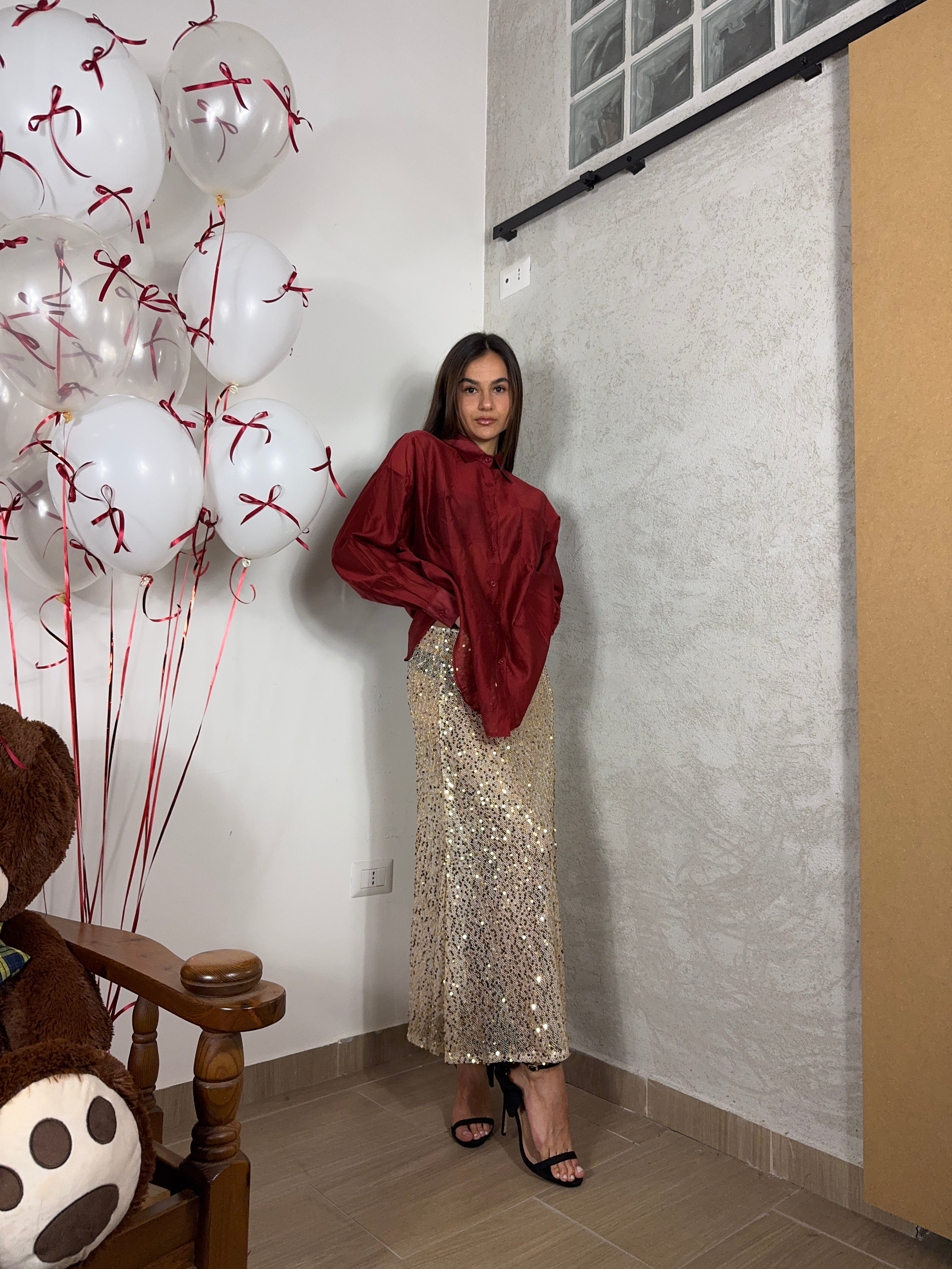 Gonna paillettes oro - Wonderstyle