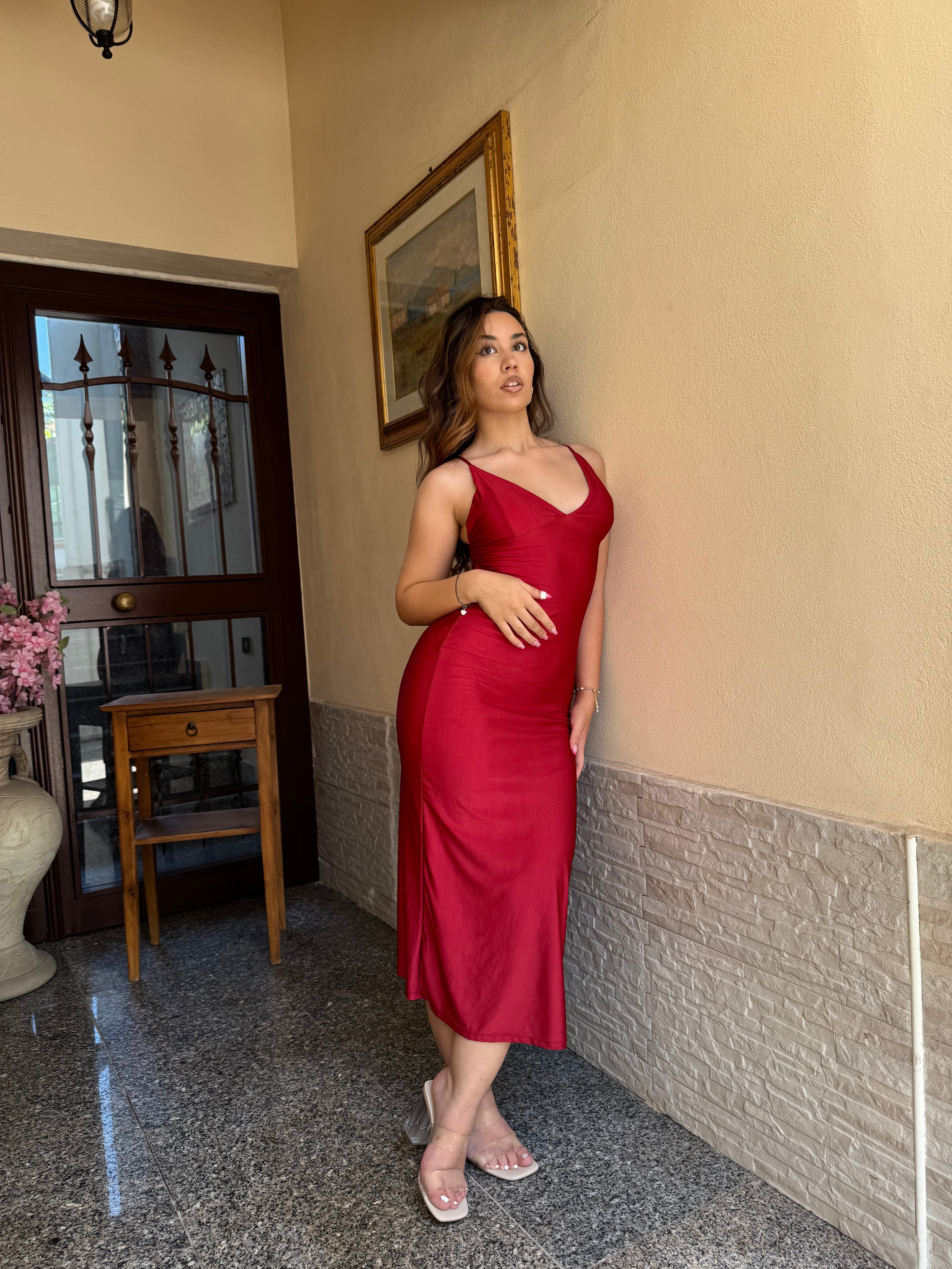 Vestito Kendal bordeaux