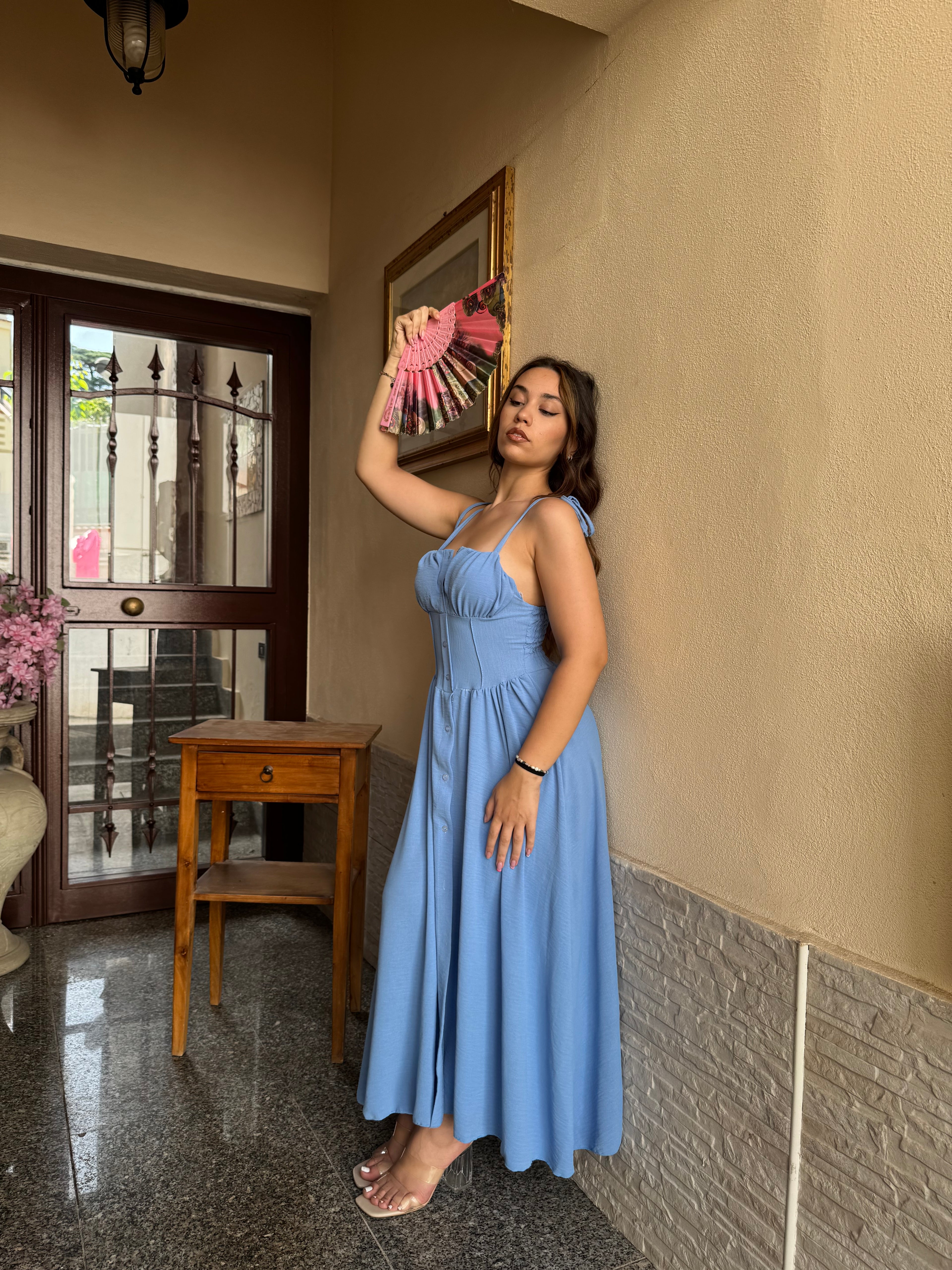 Vestito señorita celeste
