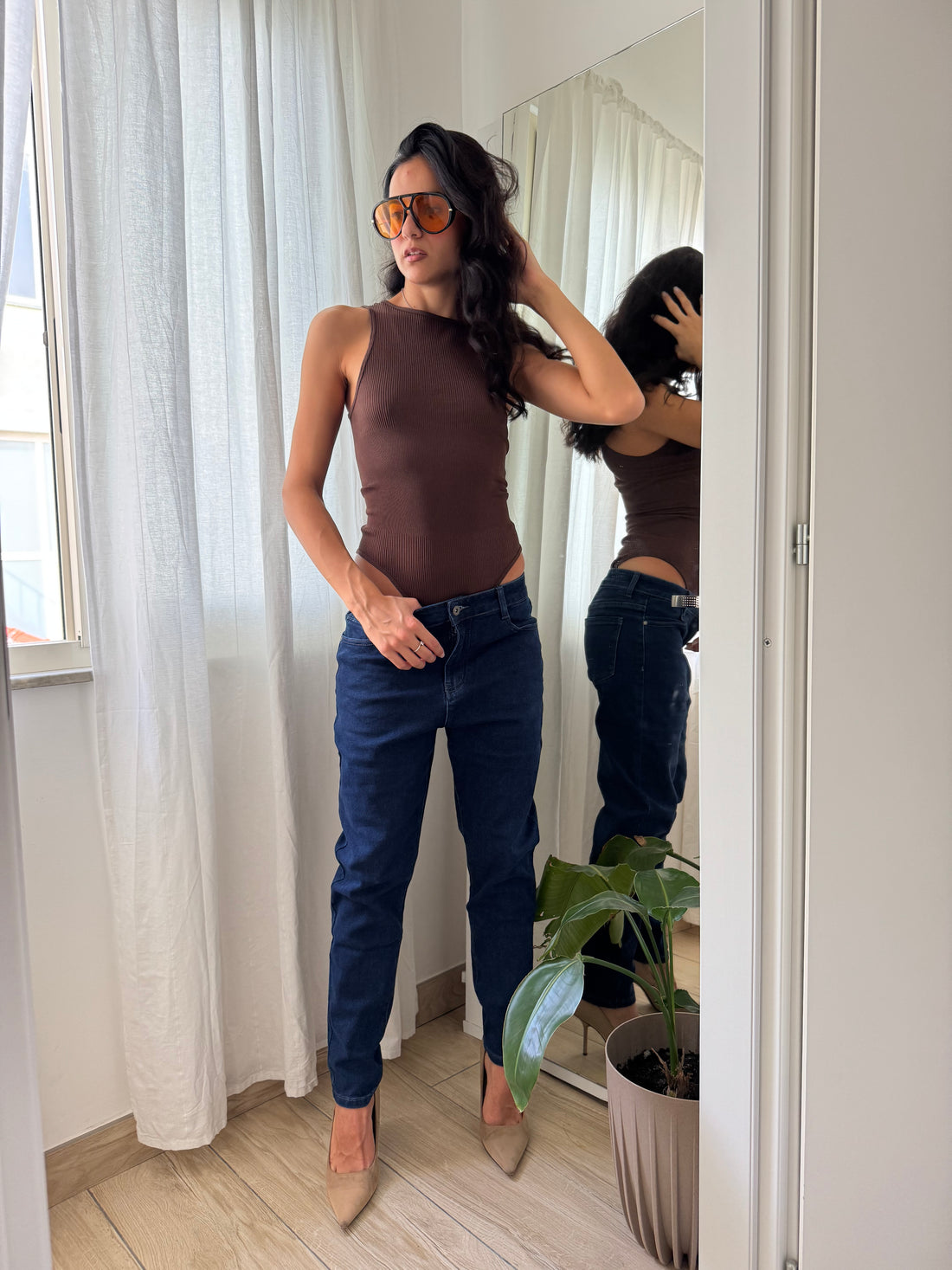 Body costine marrone - Wonderstyle