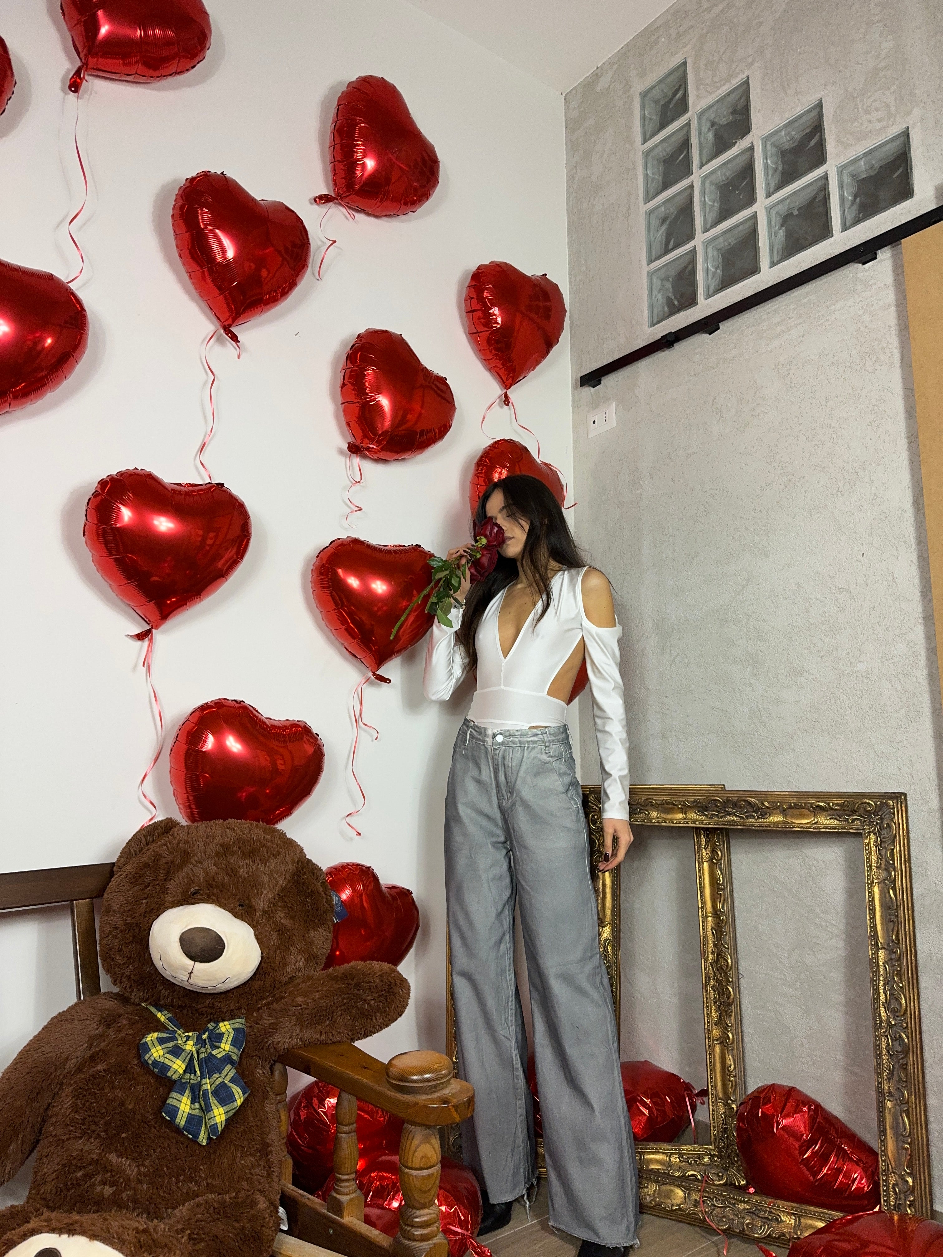 Body cut out bianco - Wonderstyle