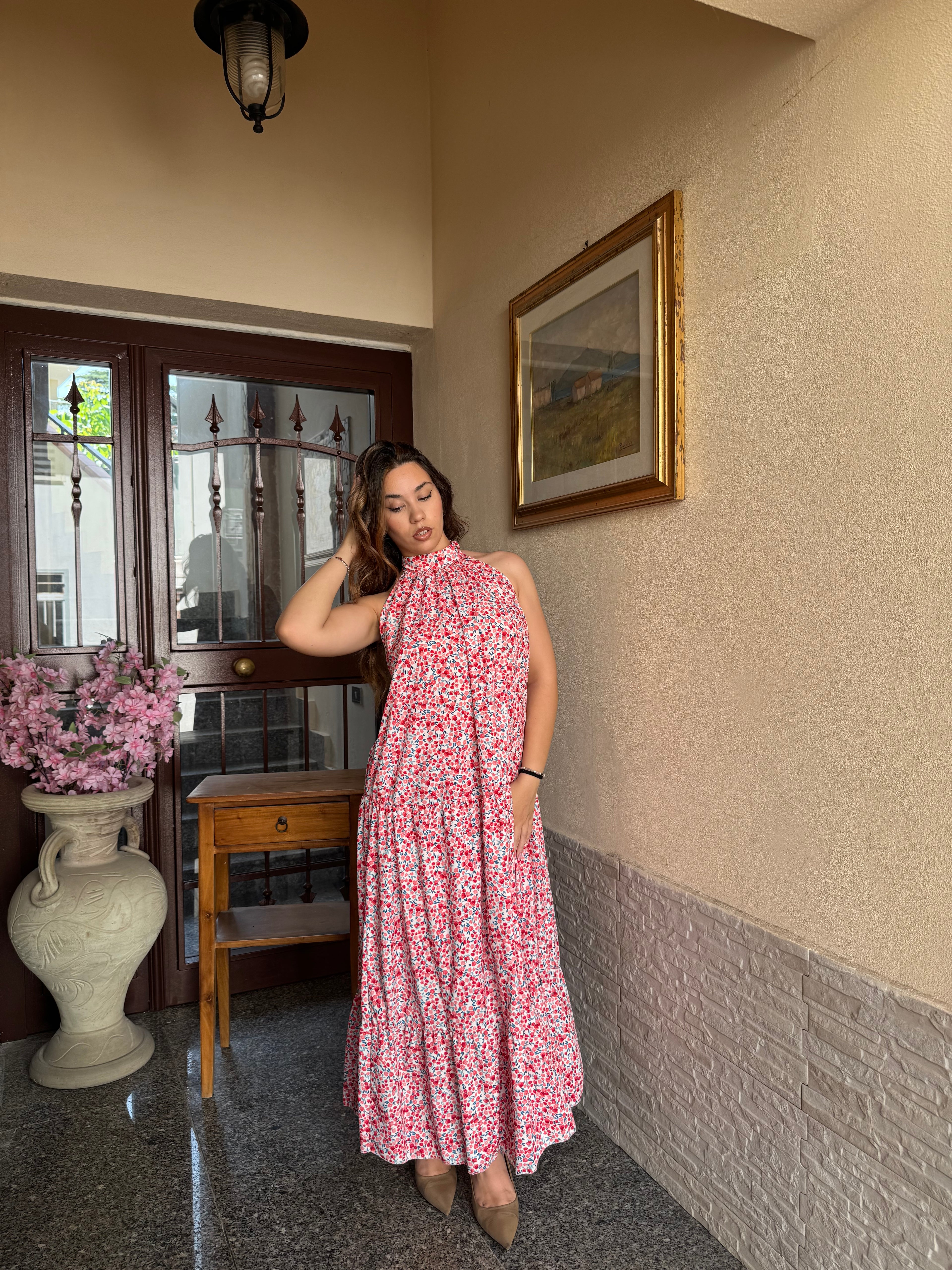Vestito été rosa