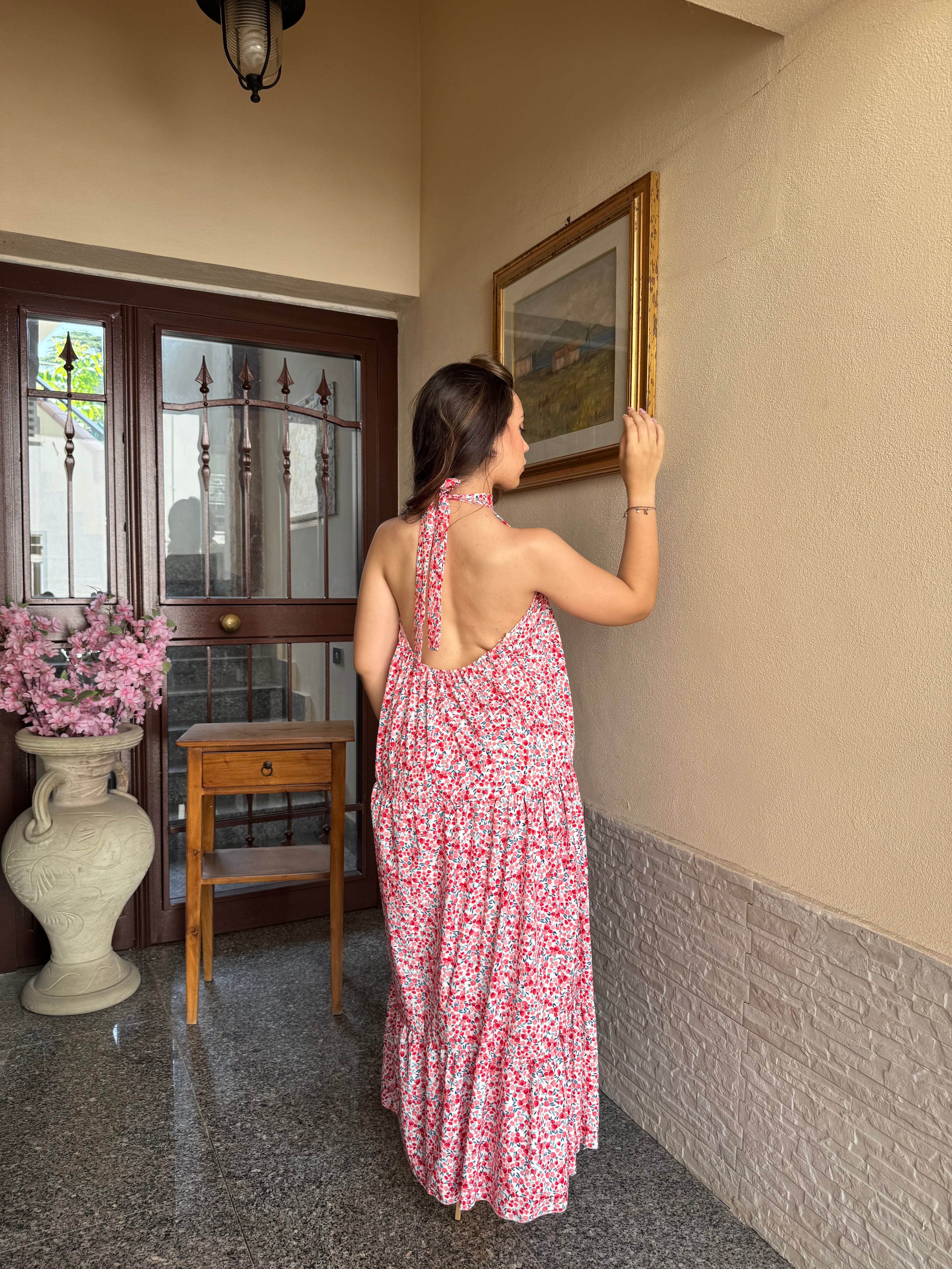 Vestito été rosa