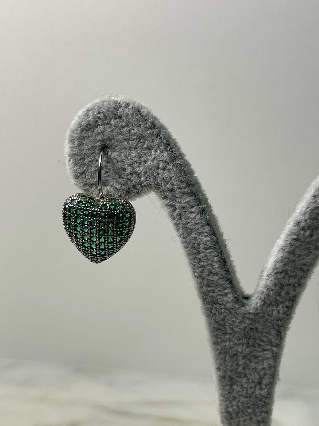 Orecchini cuore verde - Wonderstyle