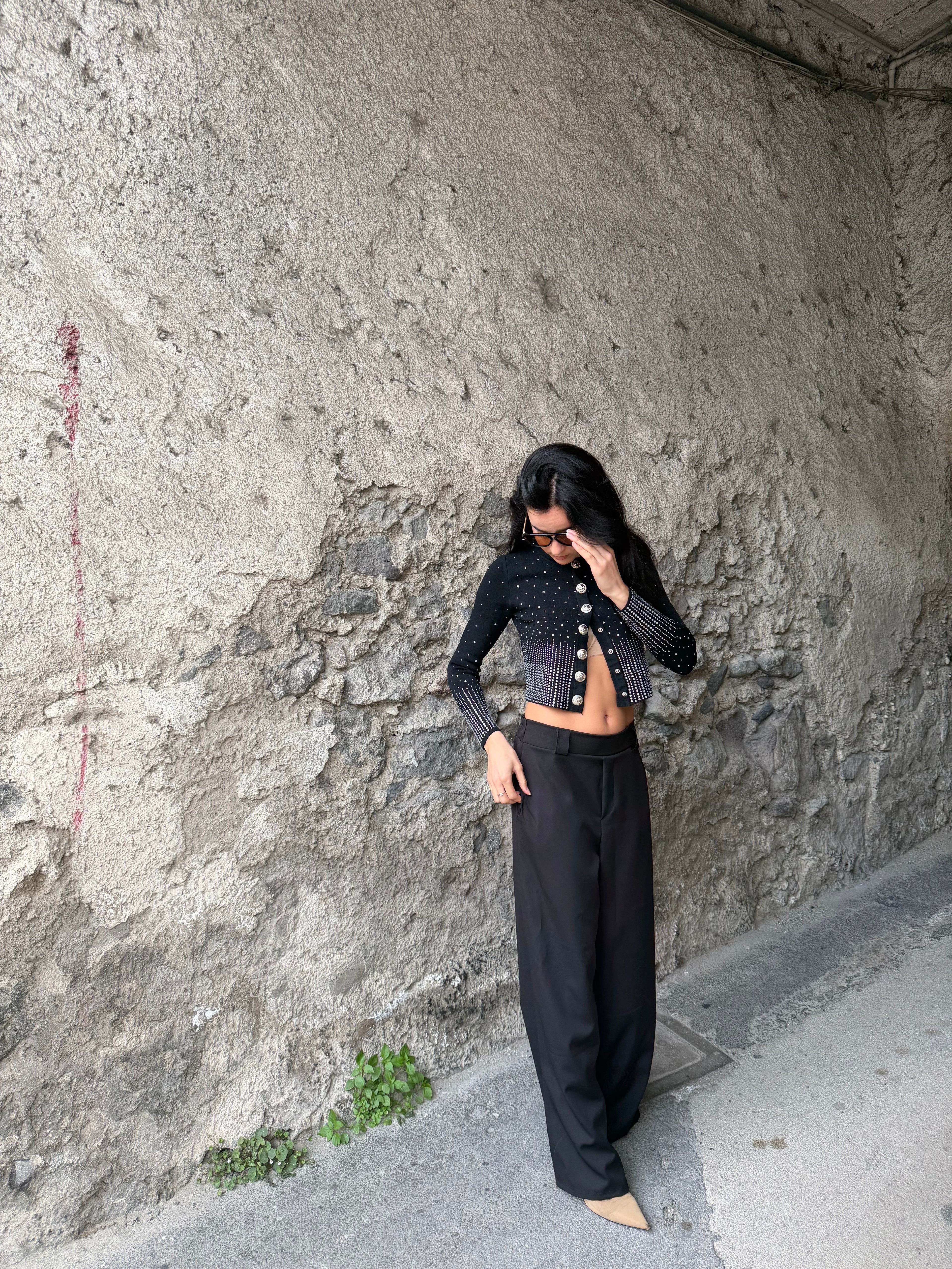 Cardigan Brillo Nero