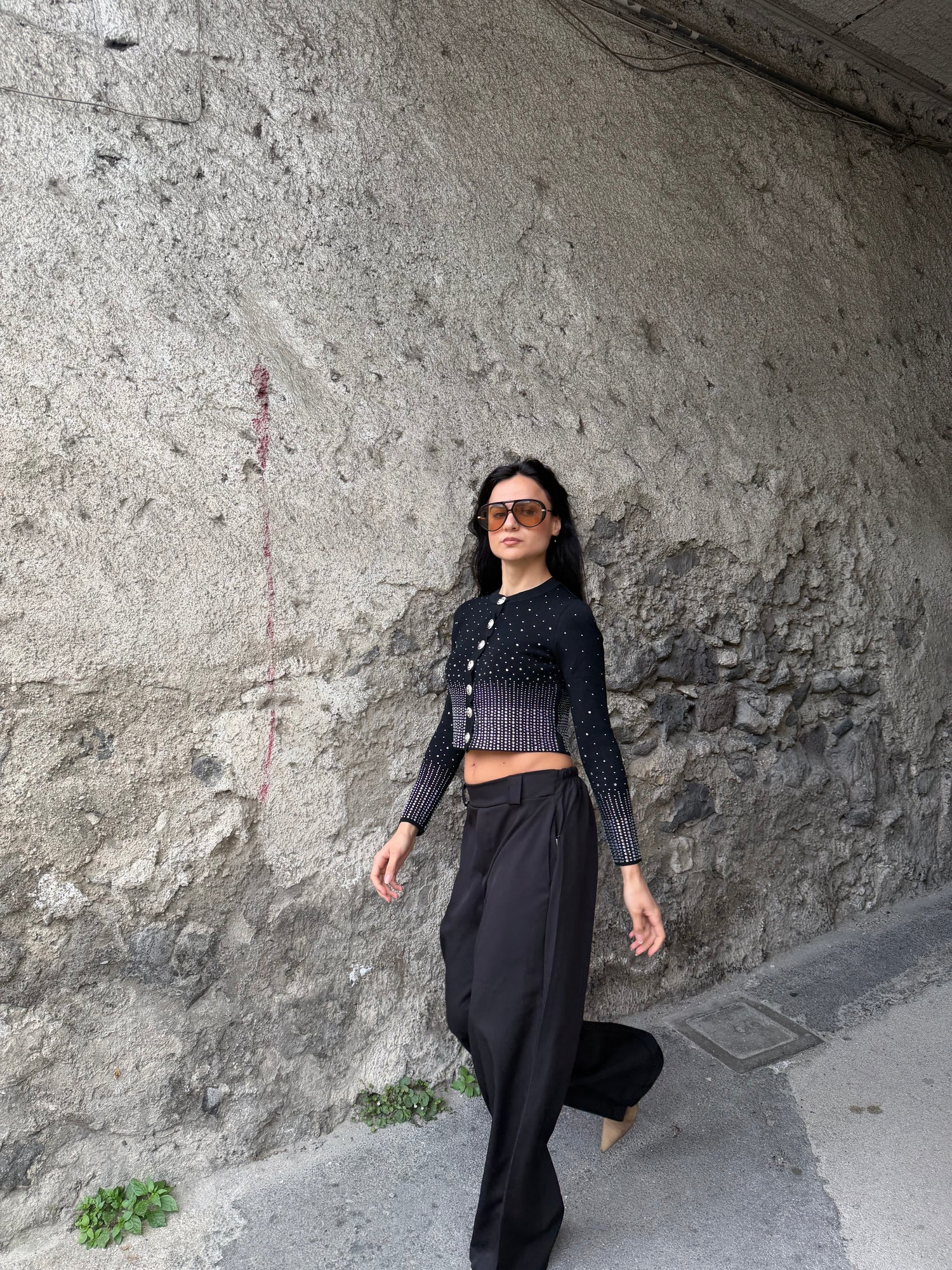 Cardigan Brillo Nero