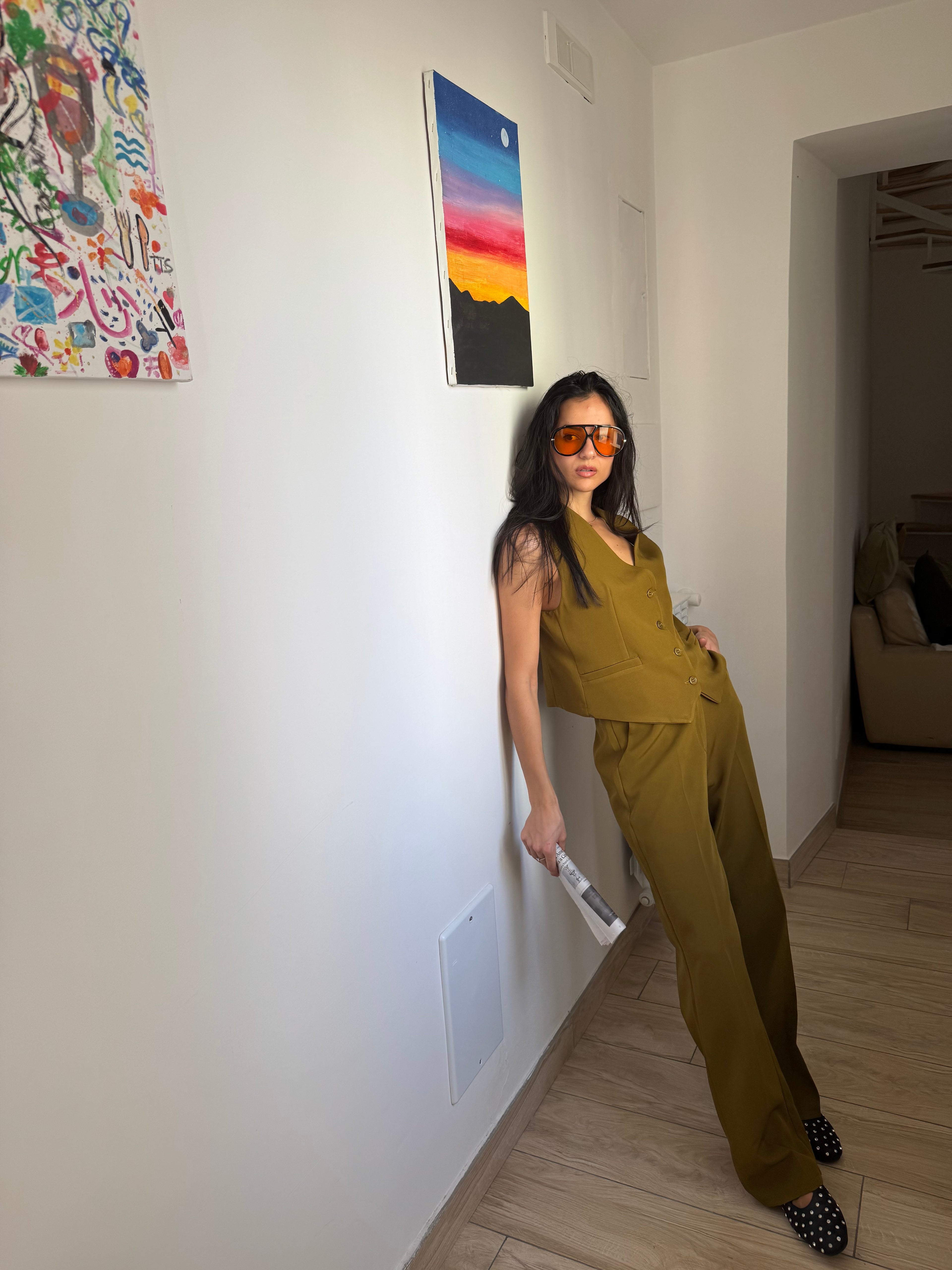 Tailleur Office oliva