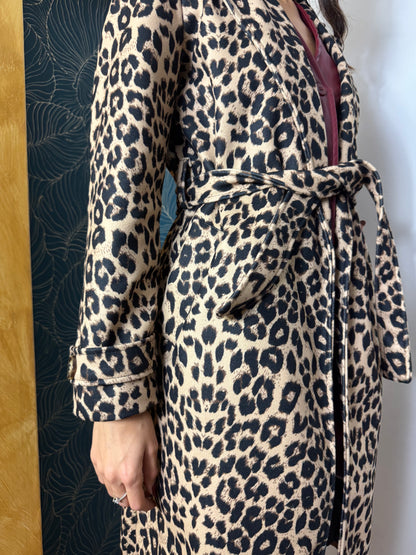 Cappotto leopardato